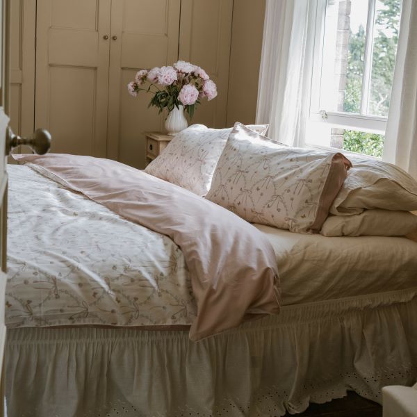 Bows & Butterfly Kisses Full/Queen Duvet Cover - Pink - image 3