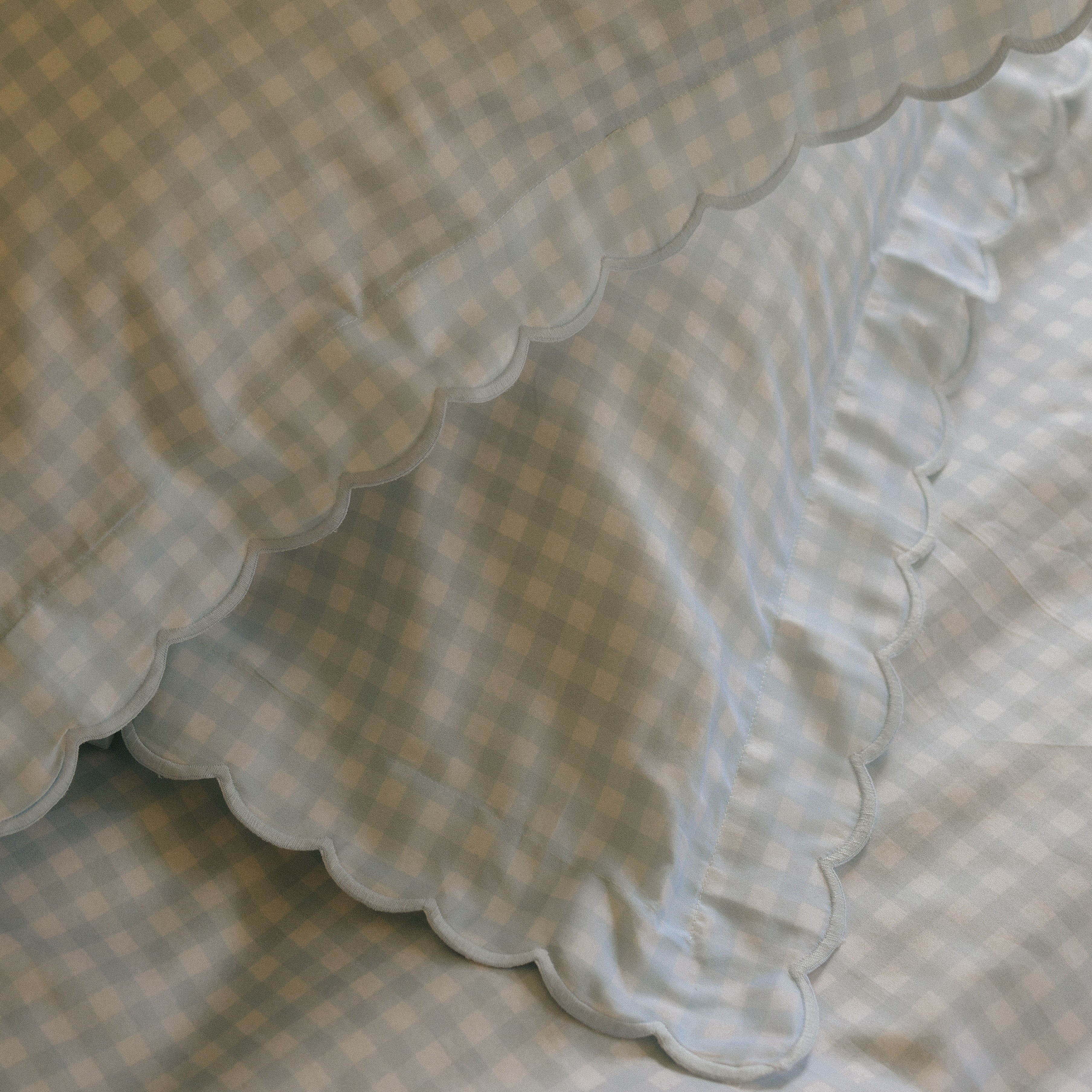 Picnic Gingham Standard Pillowcase Set - Blue - image 3