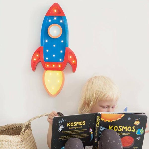 Rocket Ship Lamp