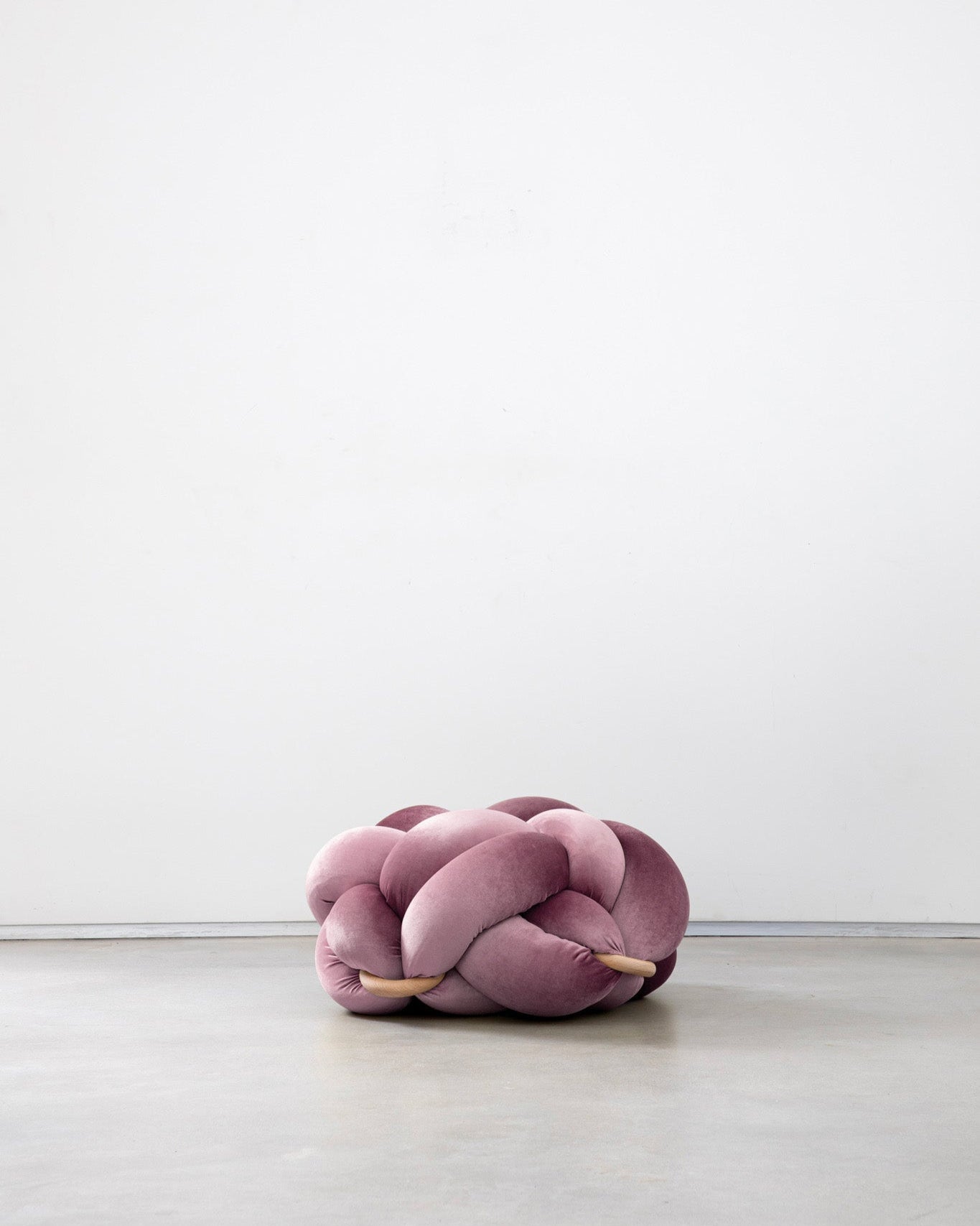 Knot Floor Cushion - Pink