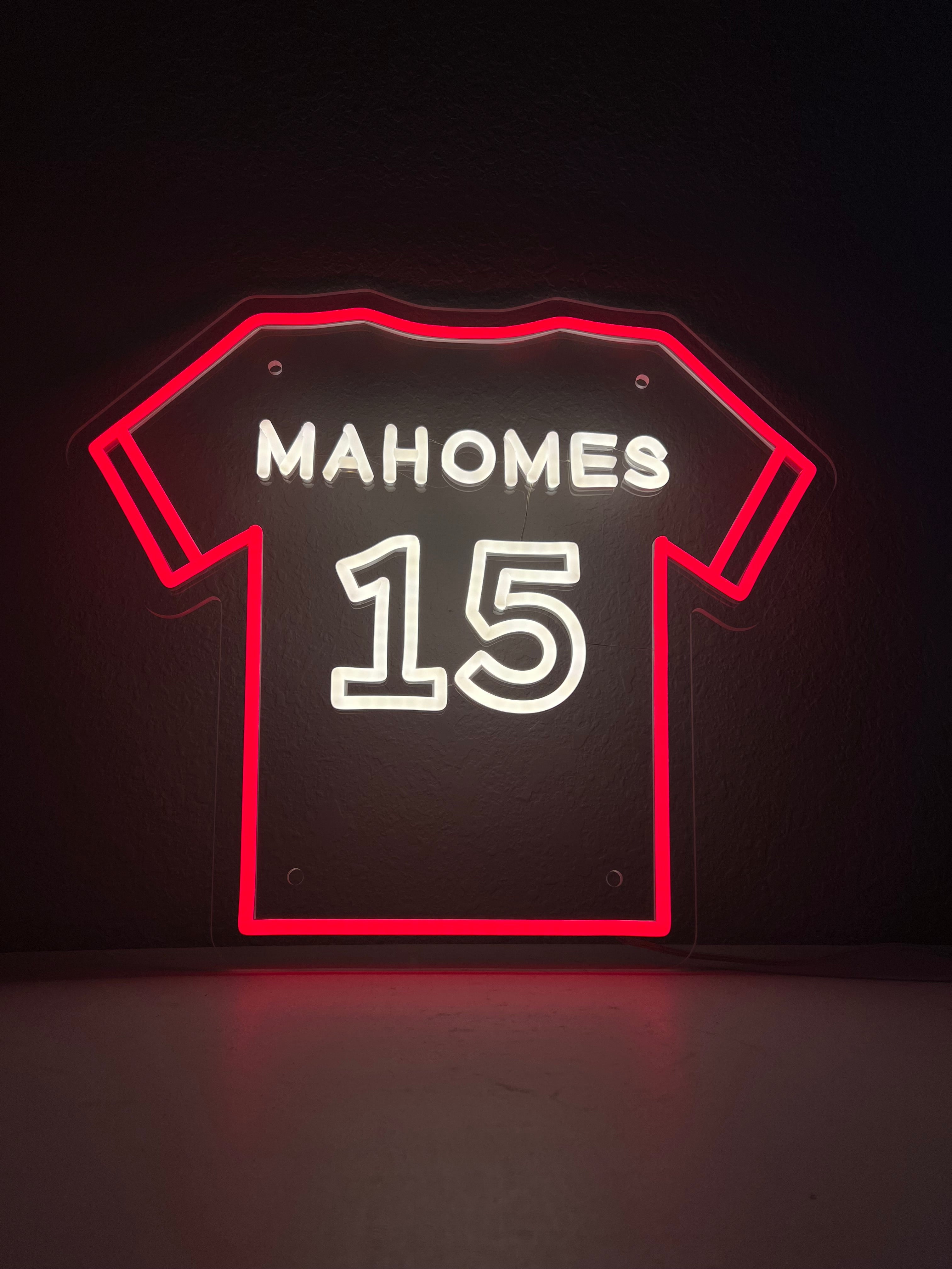 LED Jersey Sign - Mahomes #15 - image 3