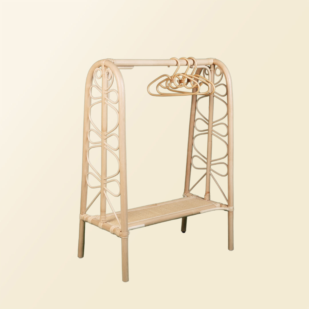 Rattan Kids Montessori Clothing Rack - image 6