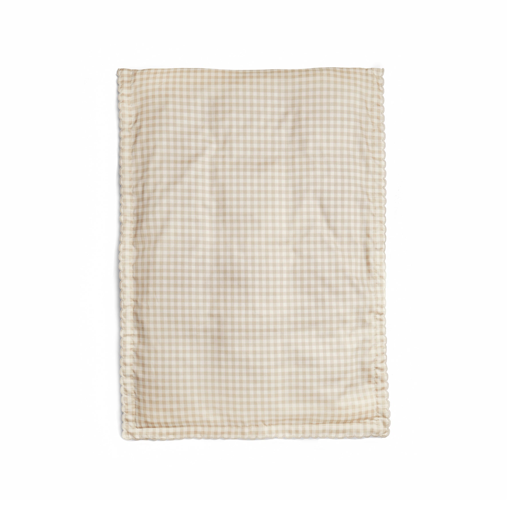 Picnic Gingham Toddler Duvet Set - Beige - image 3