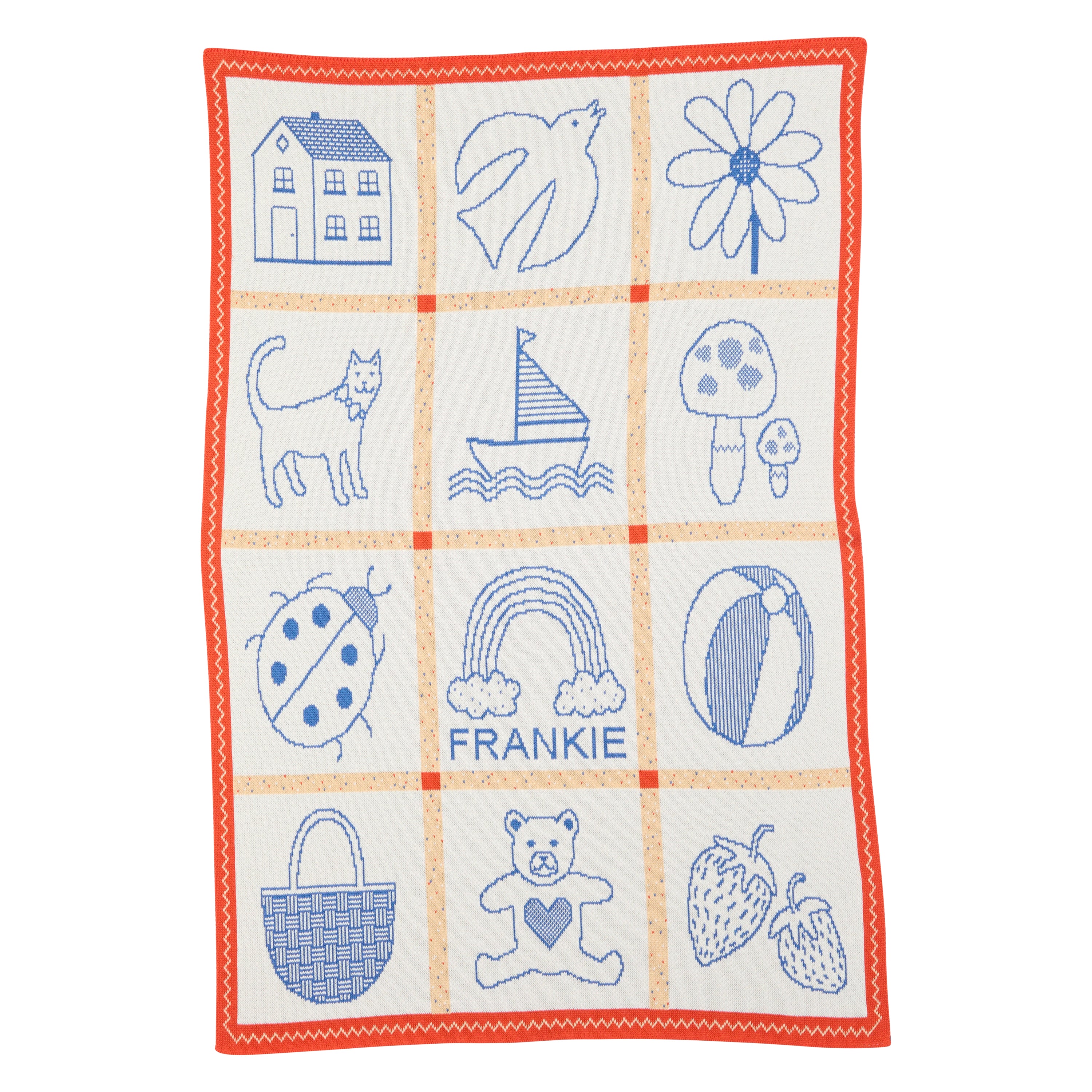 Baby's Things Knit Midi Blanket - Personalization Available