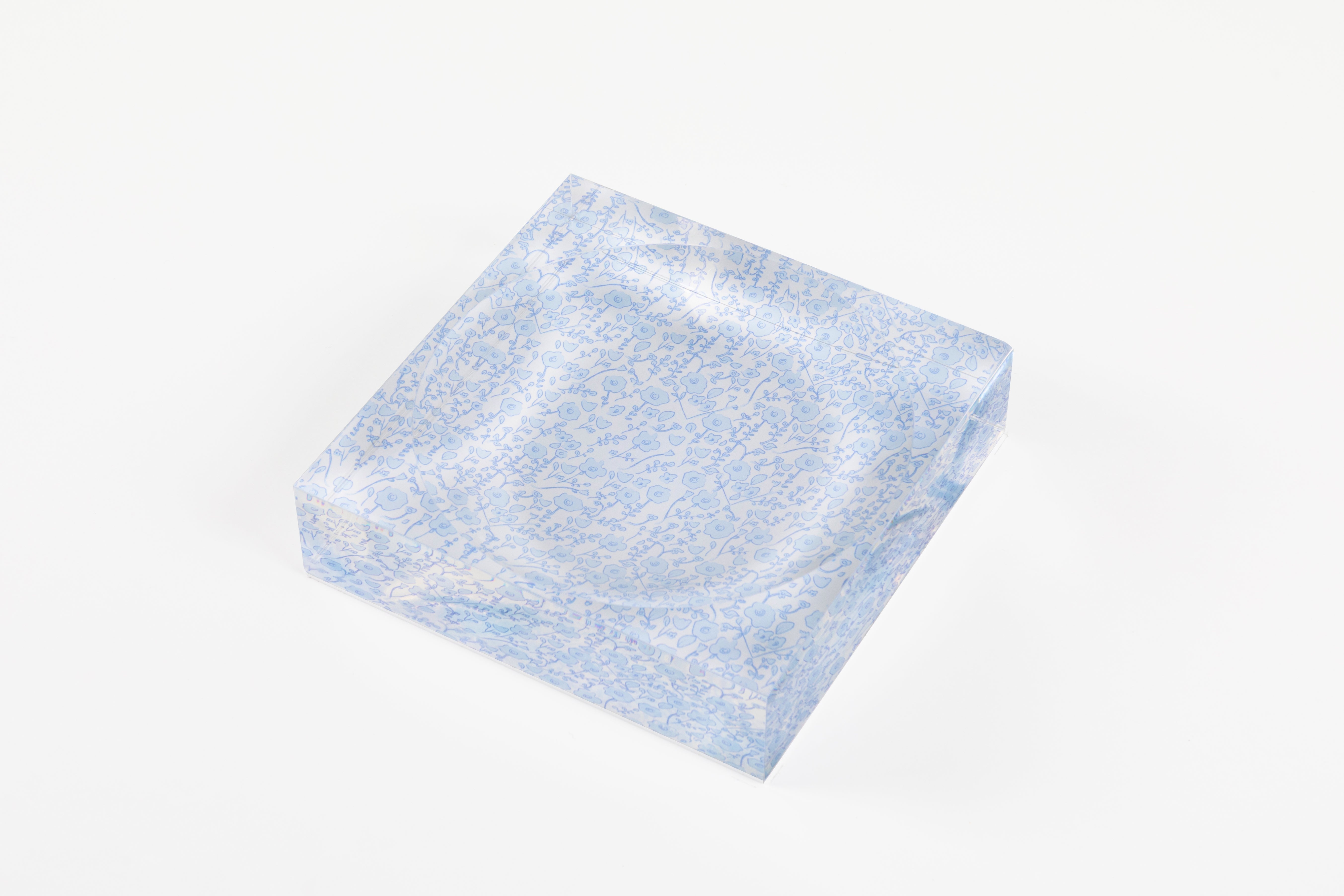 Blooming Toile Candy Dish - Blue - image 3