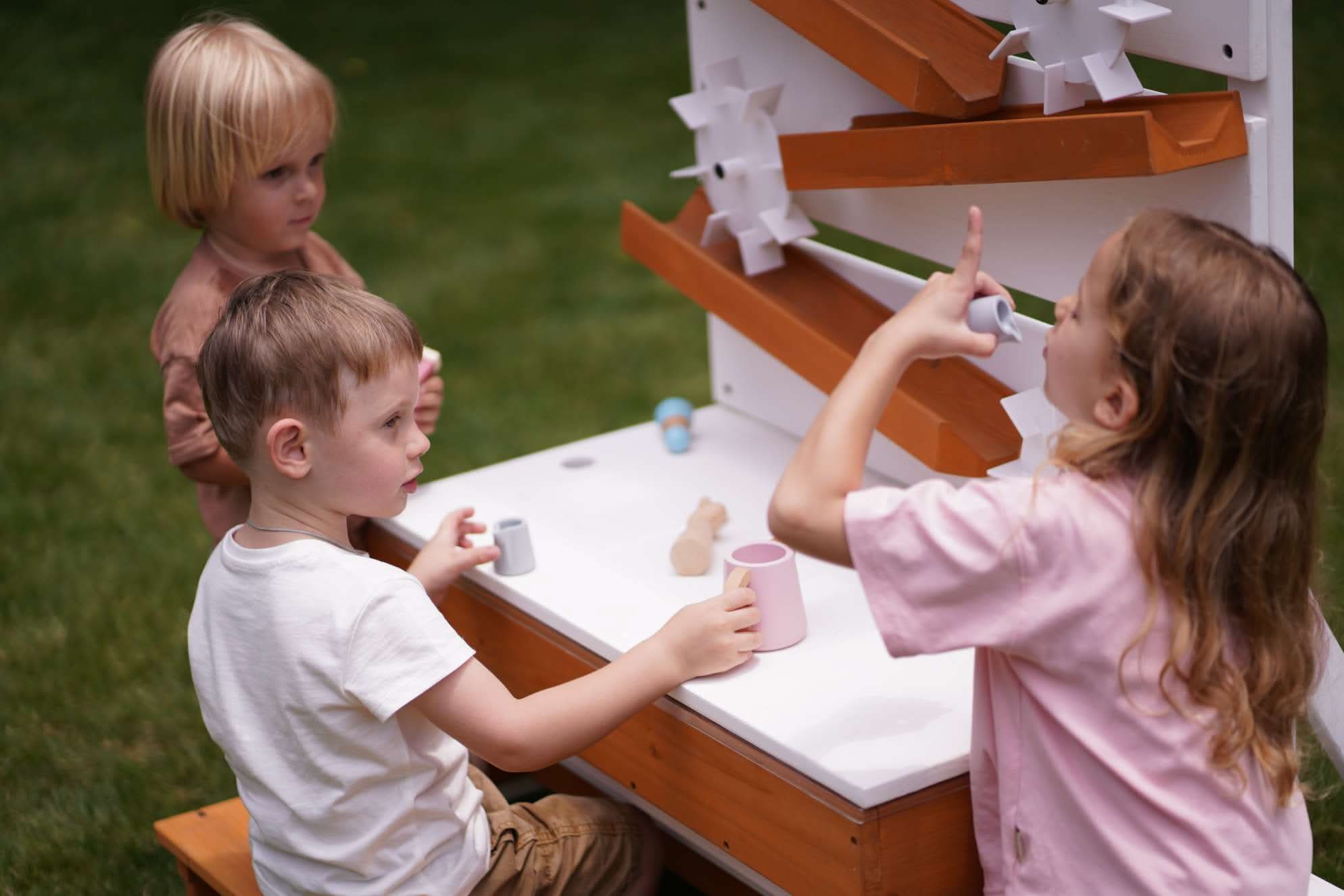 Outdoor Wooden Water Table - image 6