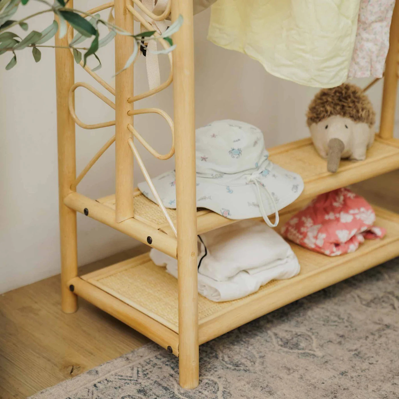 Rattan Kids Montessori Clothing Rack - image 6