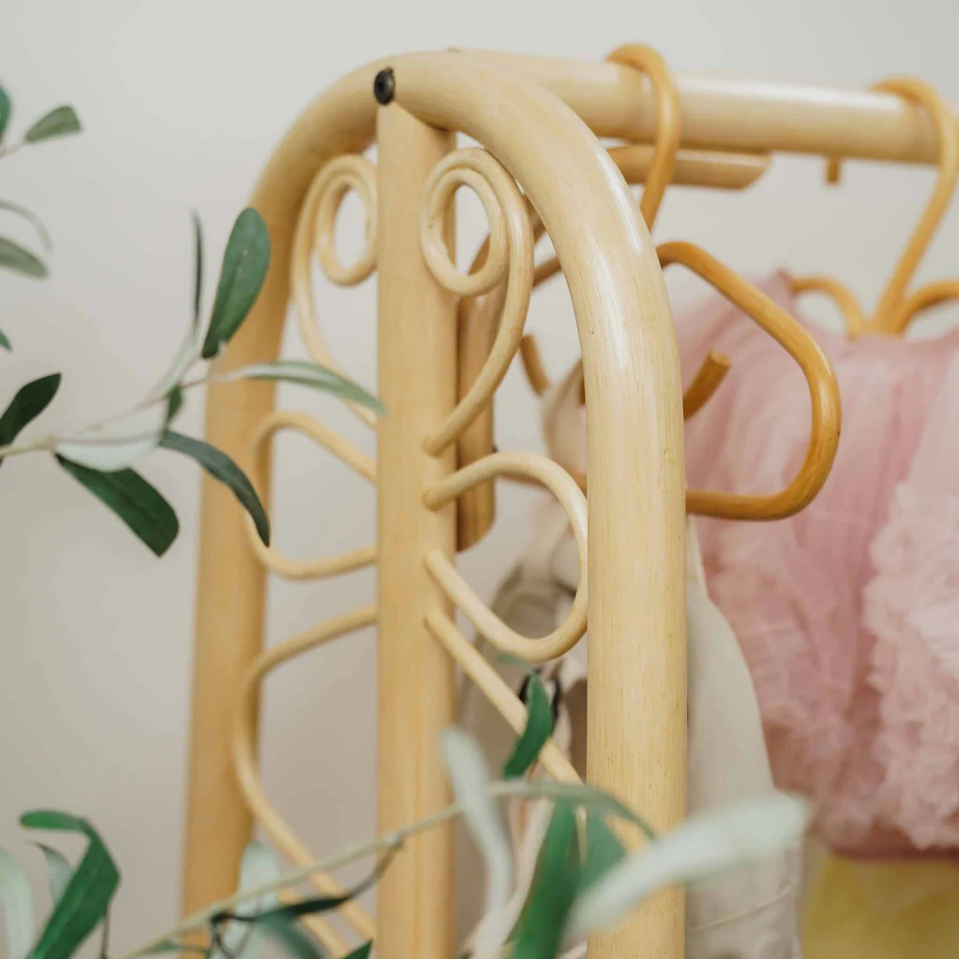 Rattan Kids Montessori Clothing Rack - image 7