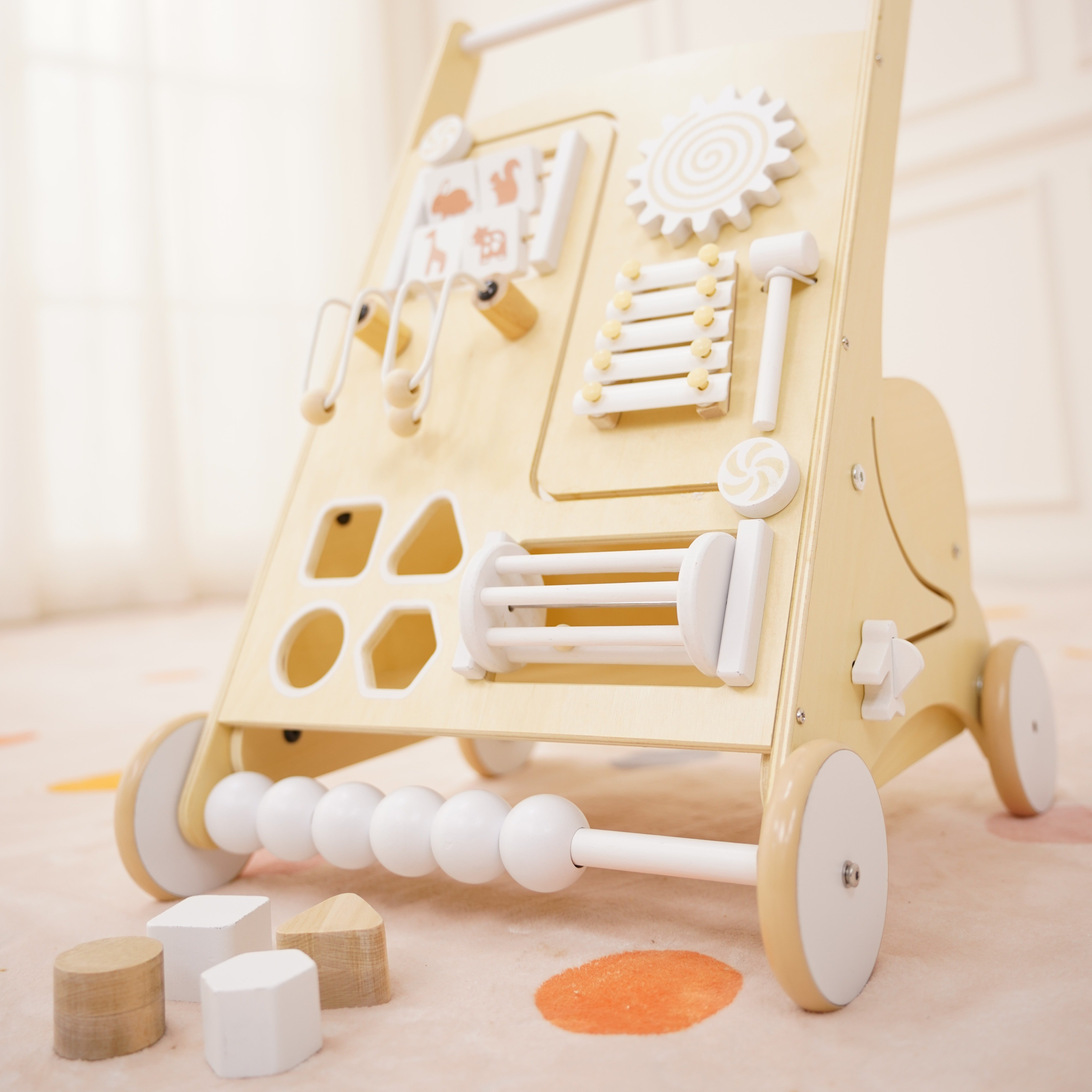 Wooden Baby Activity Walker - image 5
