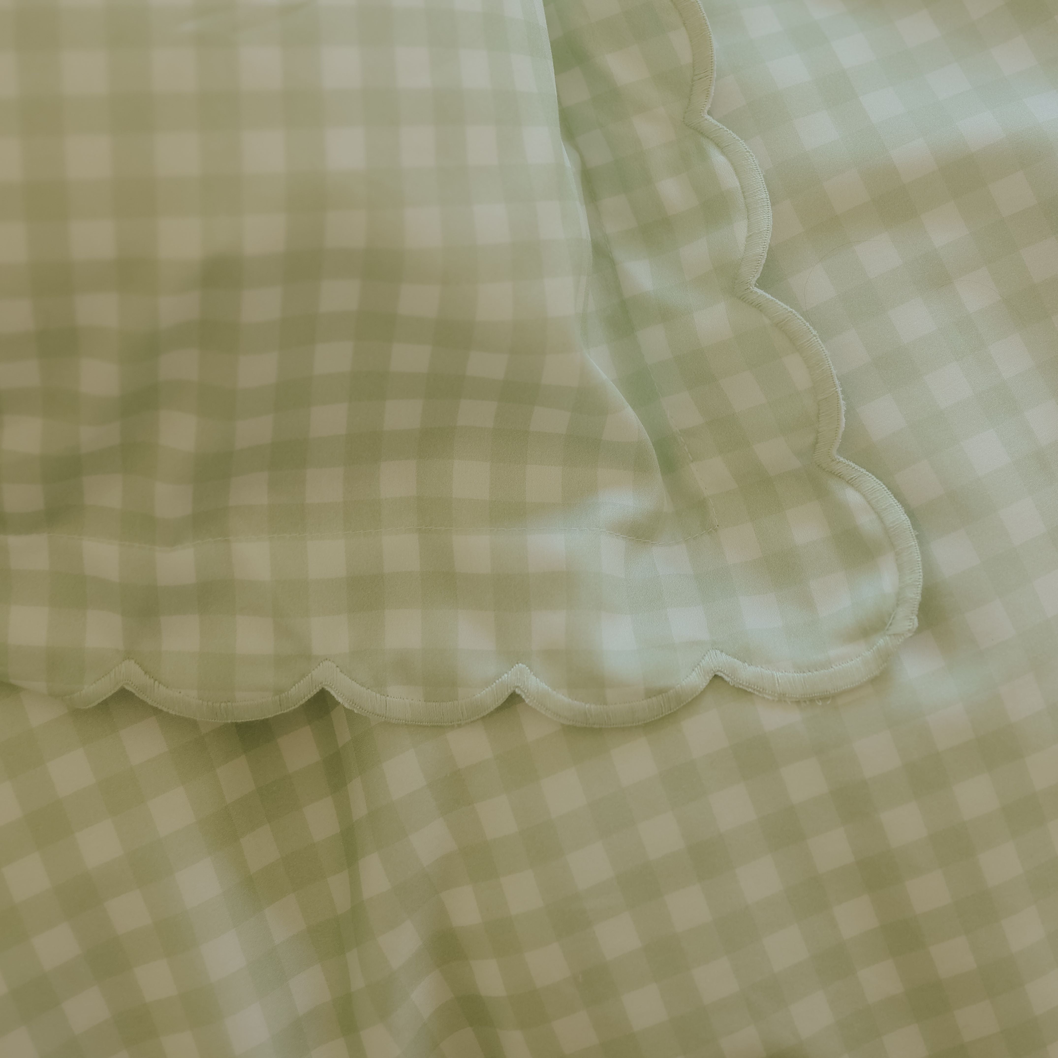 Picnic Gingham Standard Pillowcase Set - Green - image 6