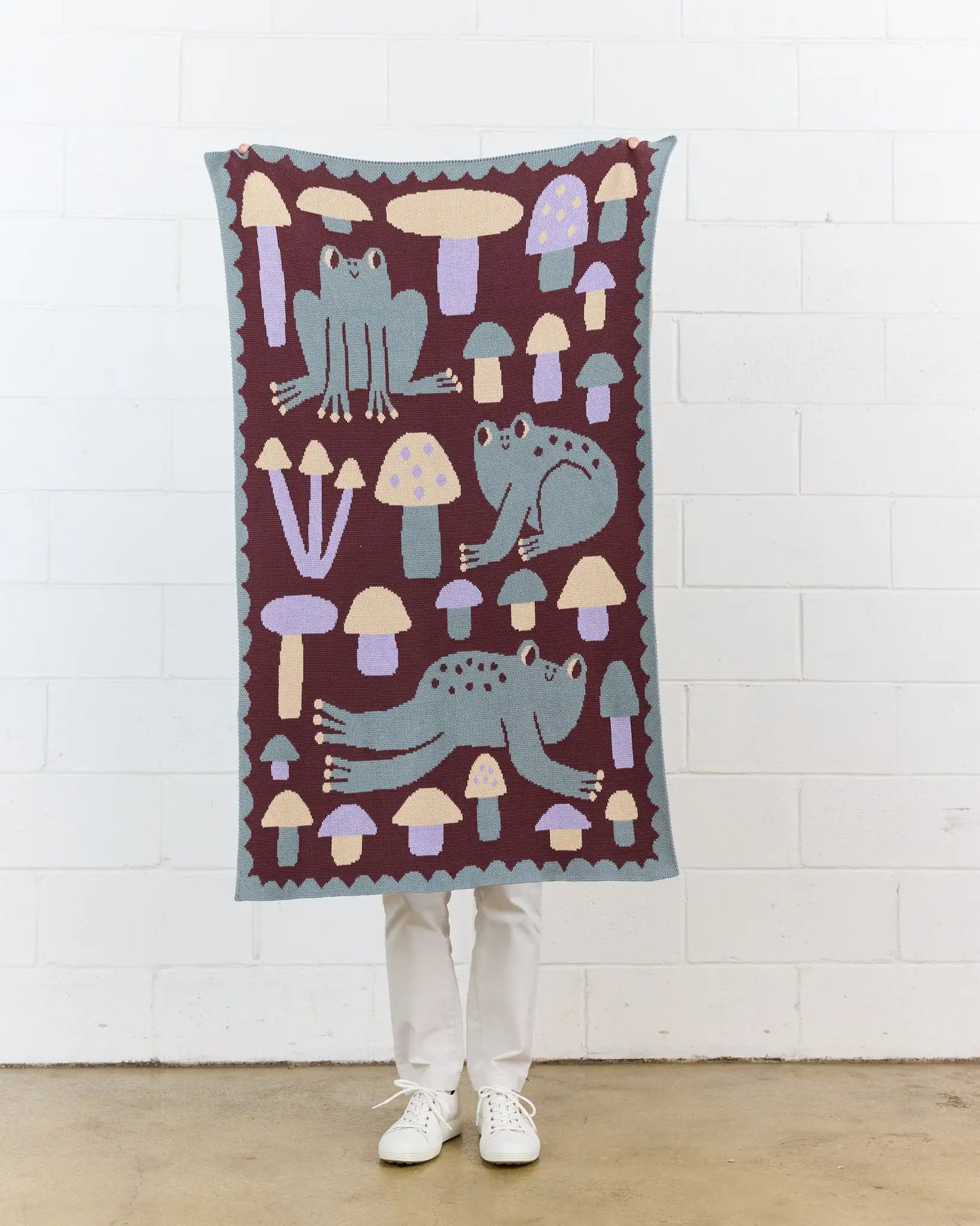 Hoppy Place Knit Mini Blanket - image 6