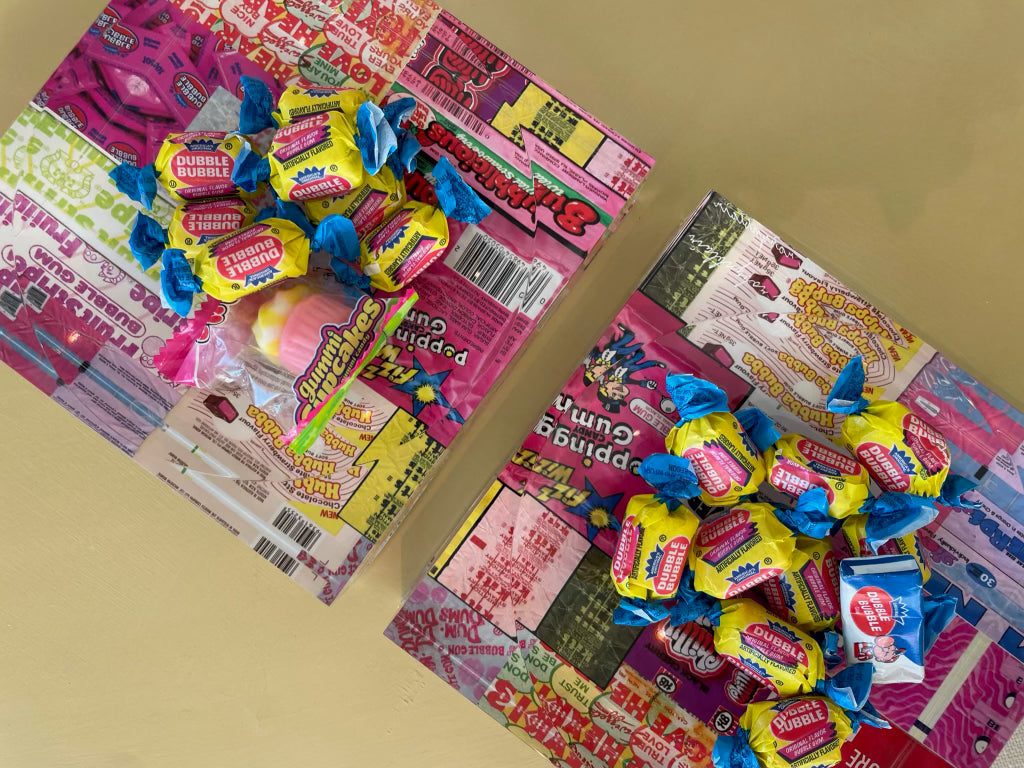 Candy Dish Retro Candy Wrappers