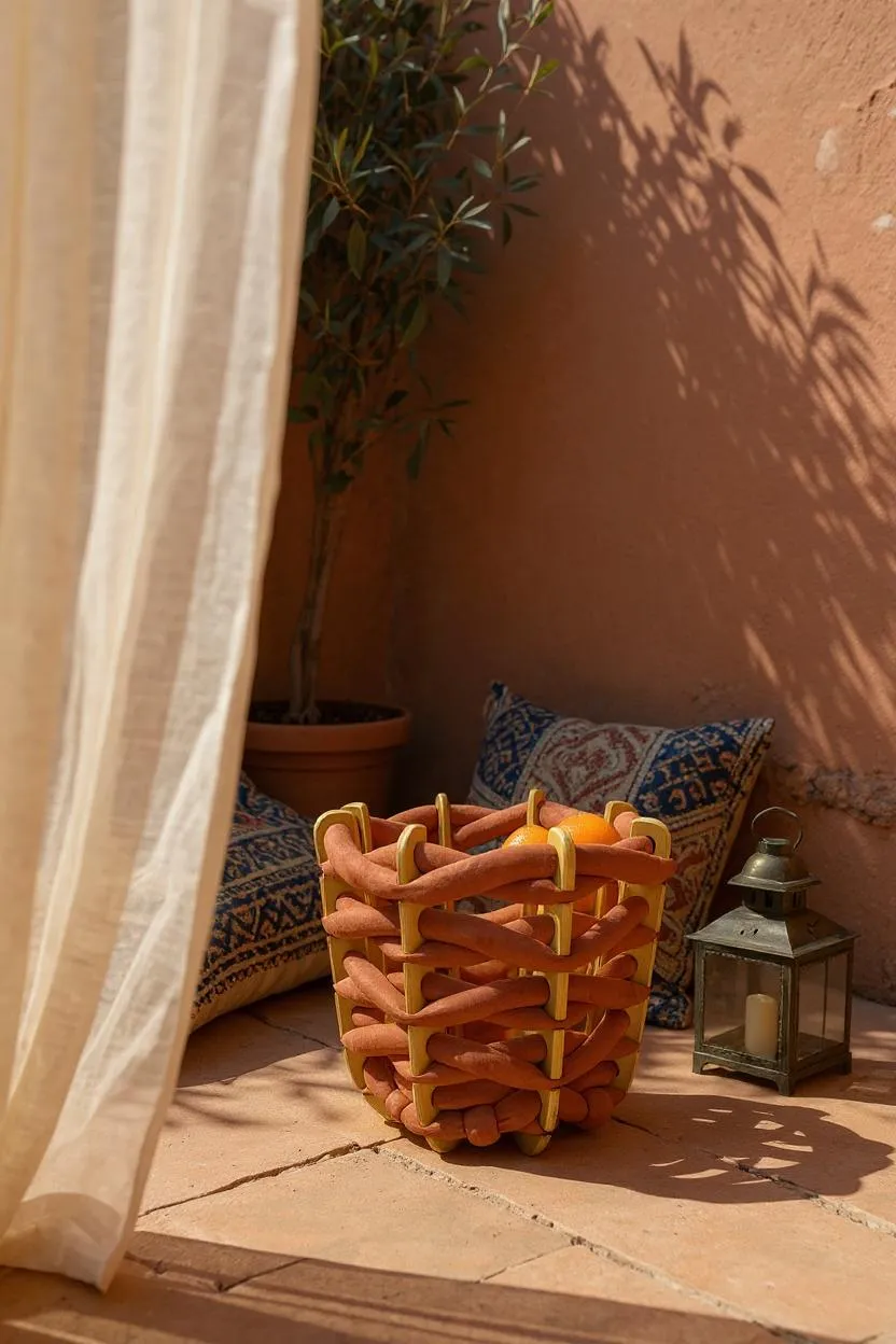 Large Hull Basket - Burnt Orange