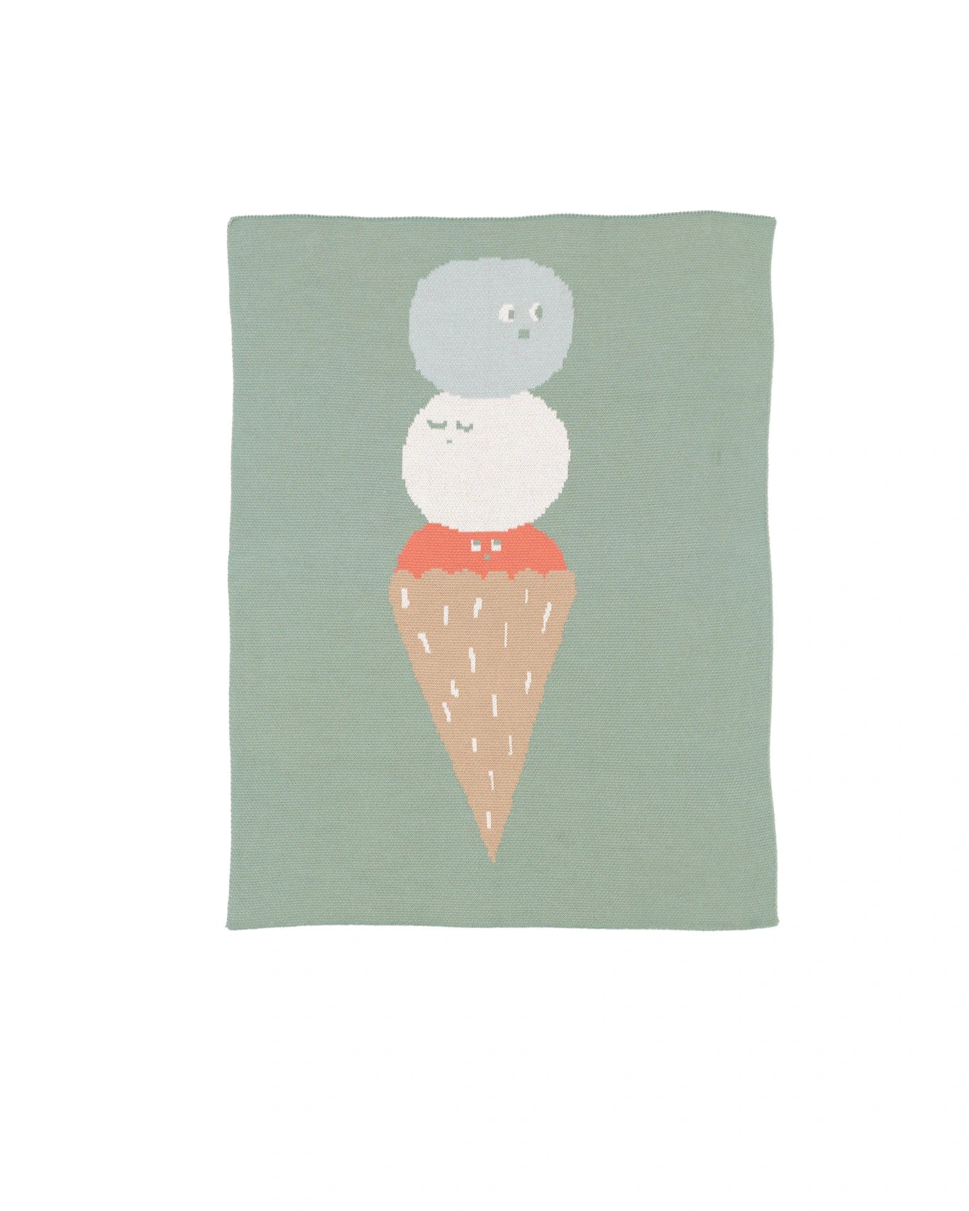 Ice Cream Knit Mini Blanket - image 4