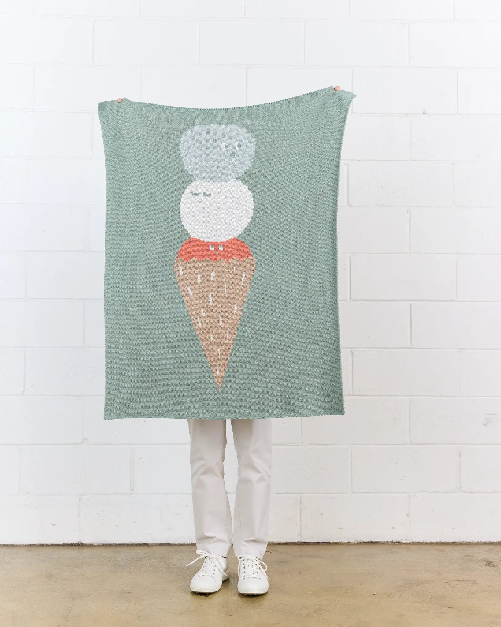 Ice Cream Knit Mini Blanket - image 5