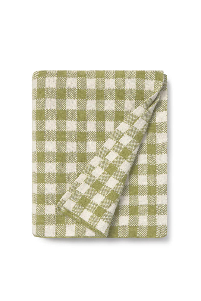 Knitted Vichy Blanket - image 5