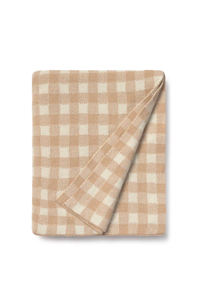 Knitted Vichy Blanket - image 6