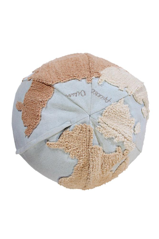 Kids World Map Pouf - image 4