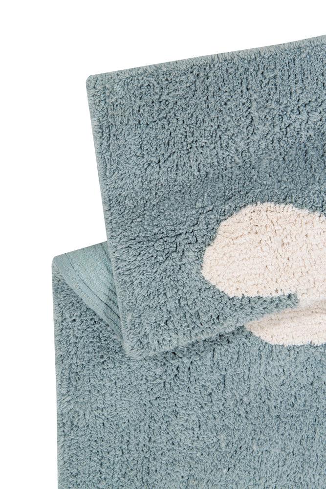Washable Cotton Cloud Rug - Blue - image 3