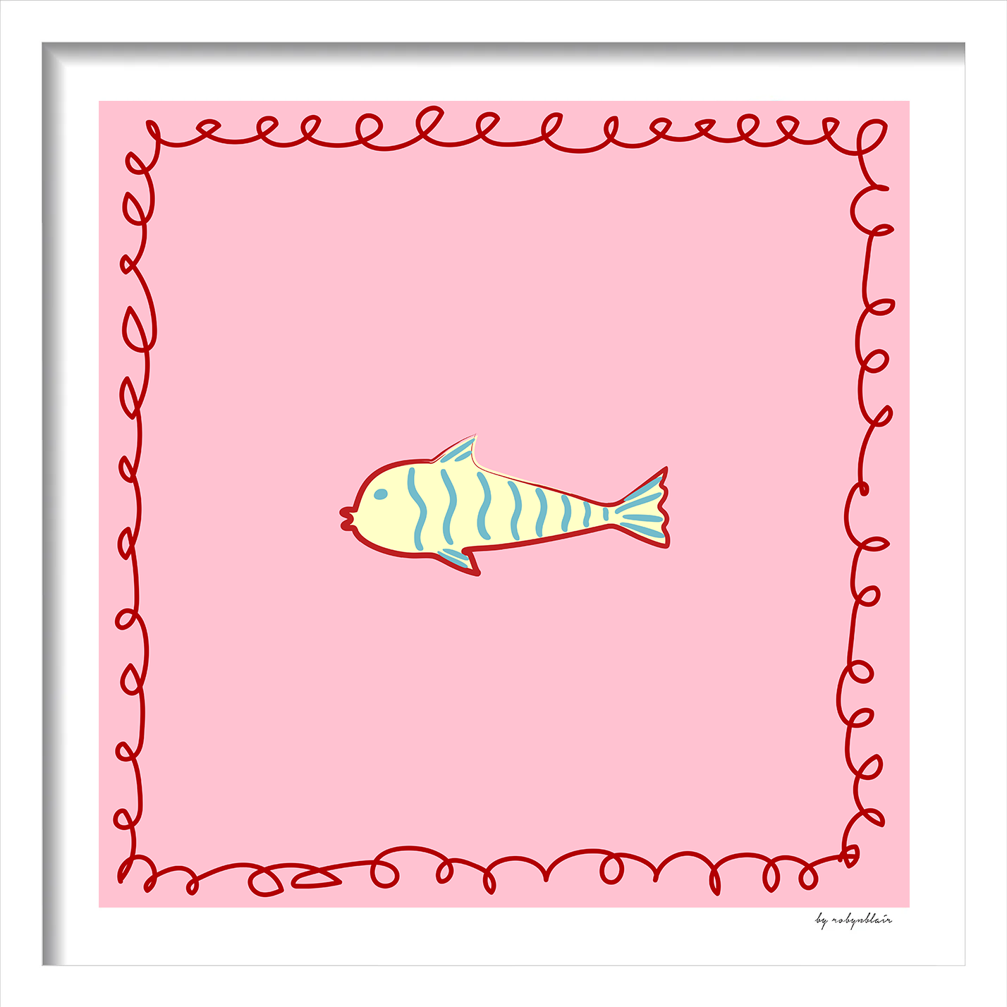 Lucky Fish - Pink Fine Art Print