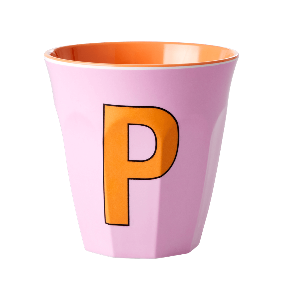 Letter P Cup - Pink