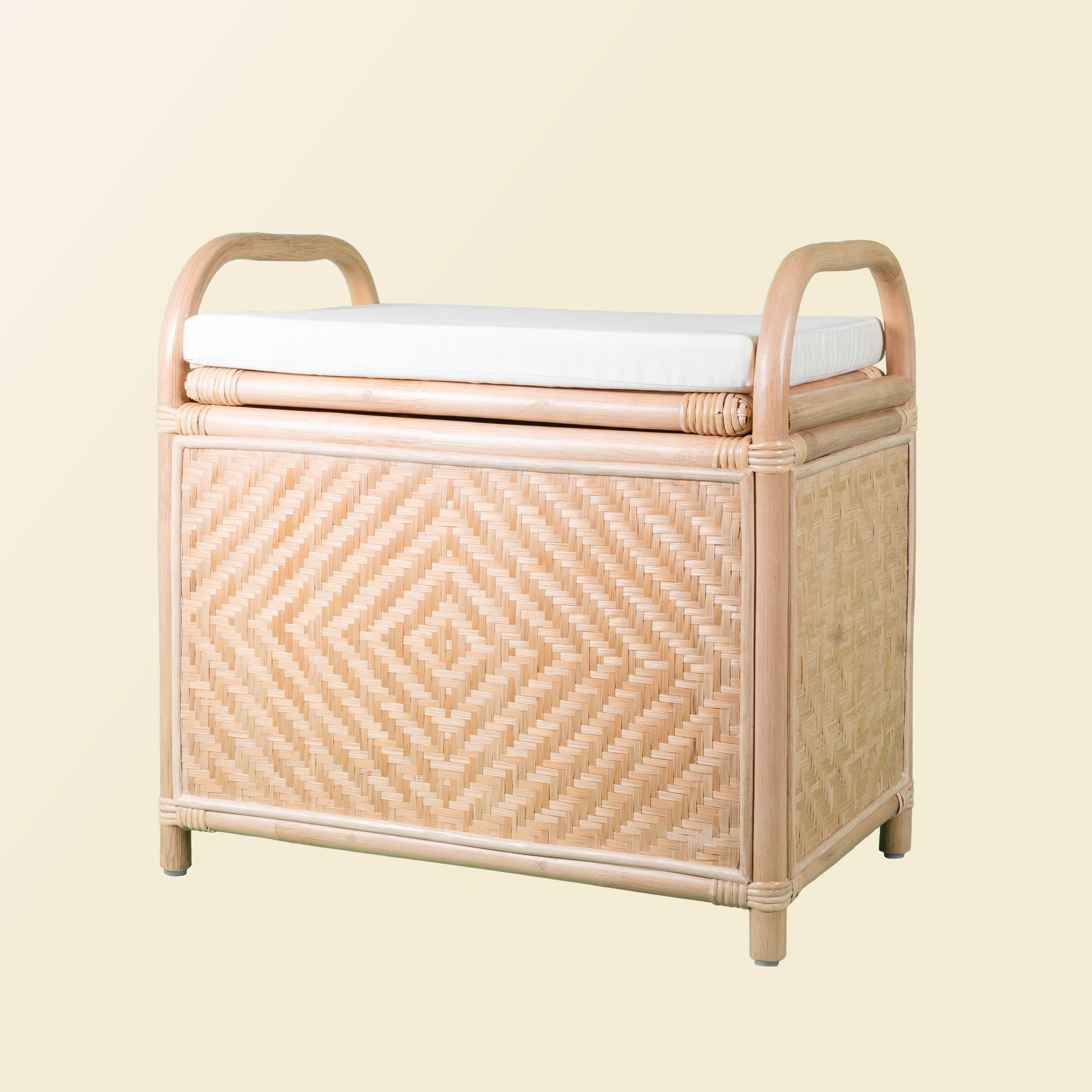 Rattan Storage Bench - image 7