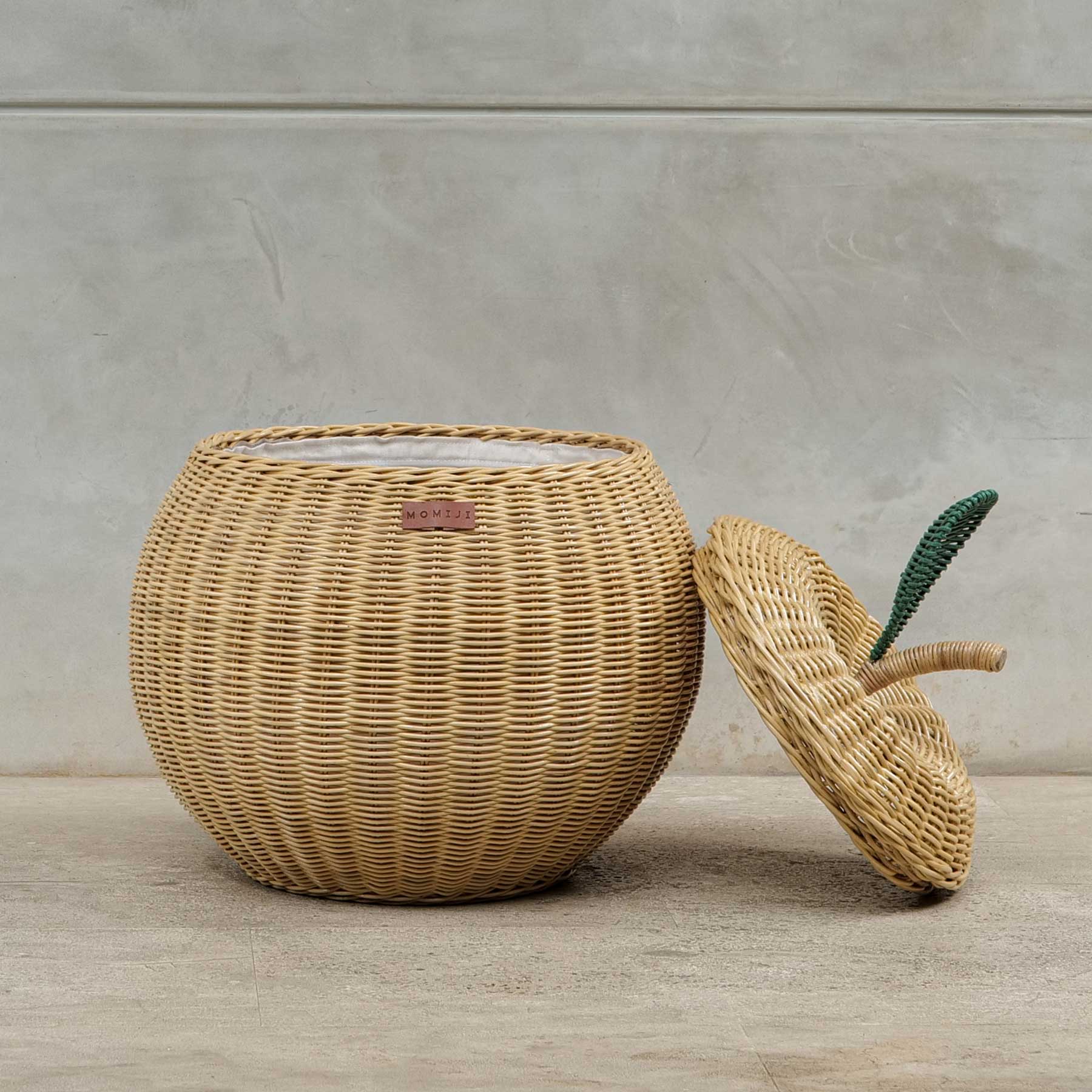 Apple Rattan Storage Basket - Medium - image 4