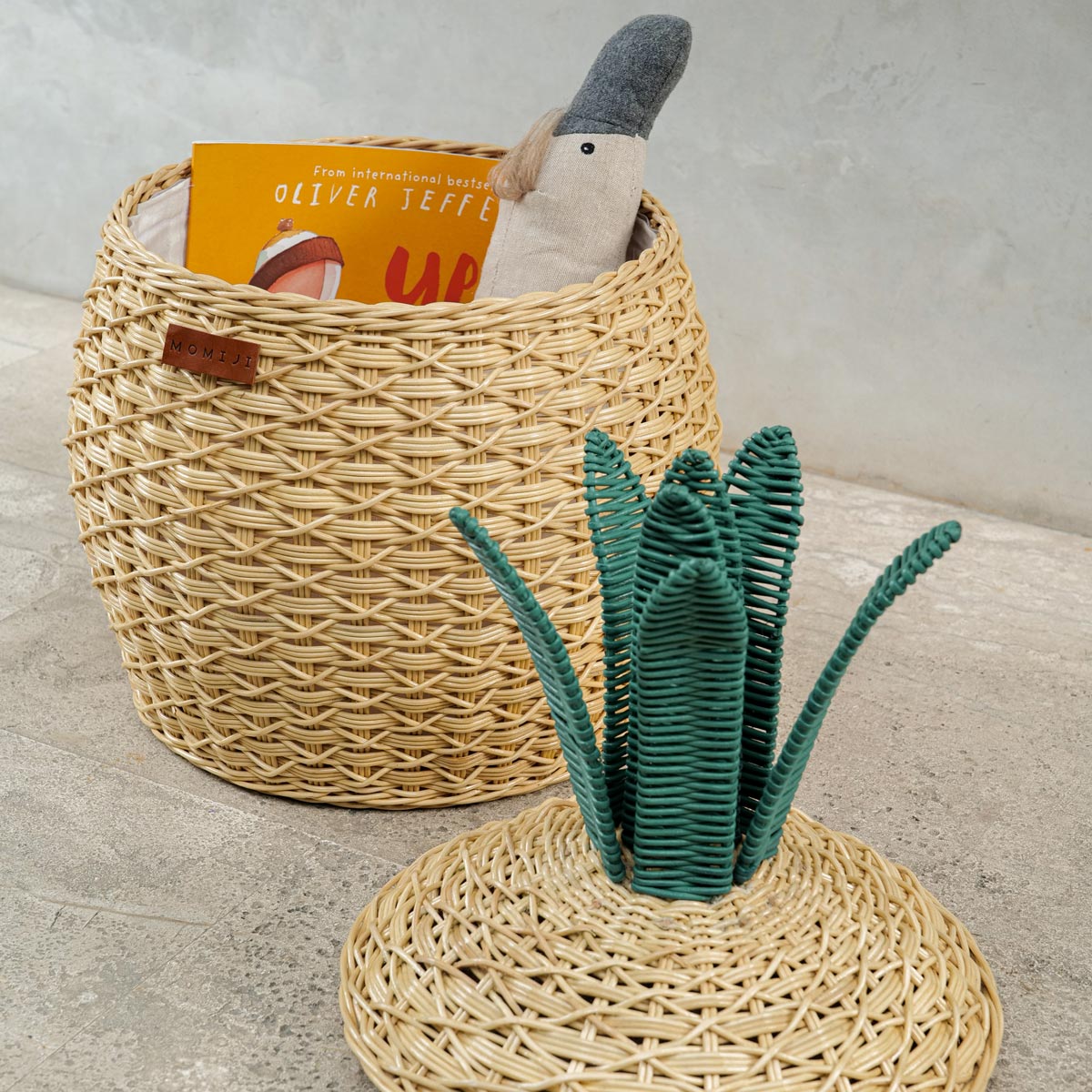 Pineapple Rattan Storage Basket - image 3