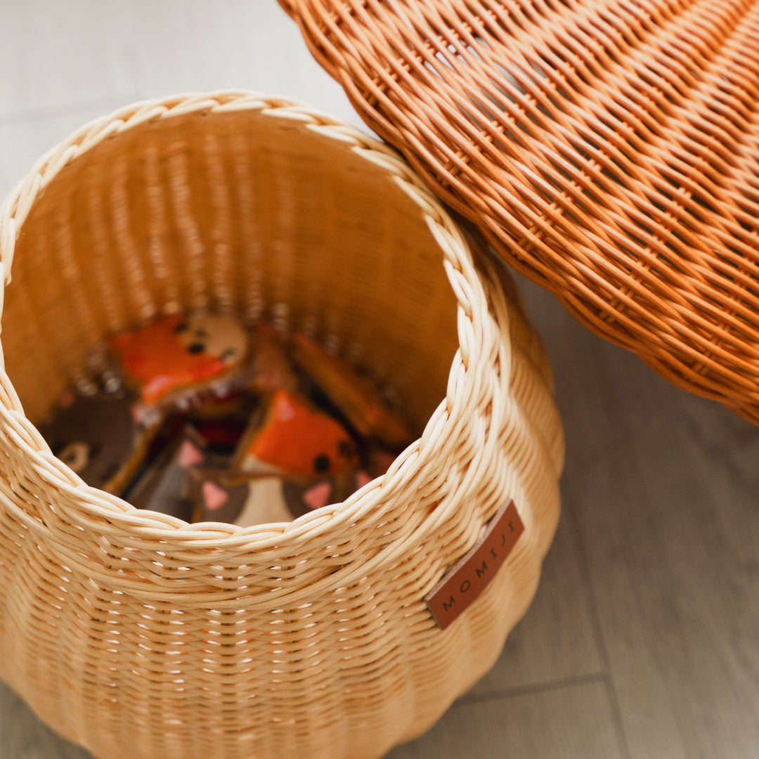 Mushroom Rattan Storage Basket - image 4