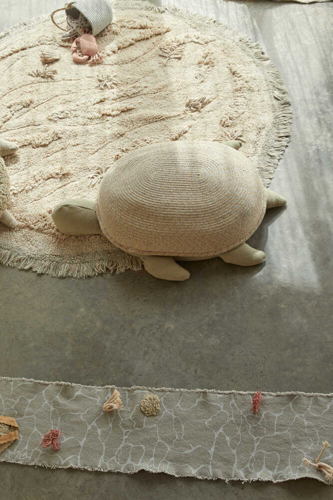 Mama Turtle Storage Basket - Beige