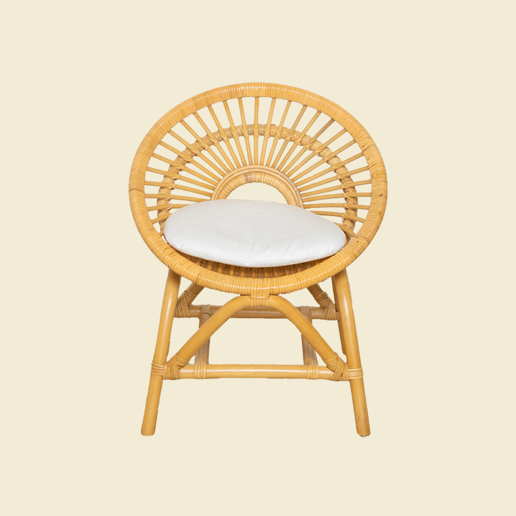 Rattan Kids Play Chair - Natural - image 13