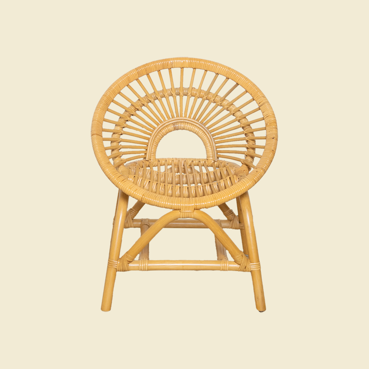 Rattan Kids Play Chair - Natural - image 10