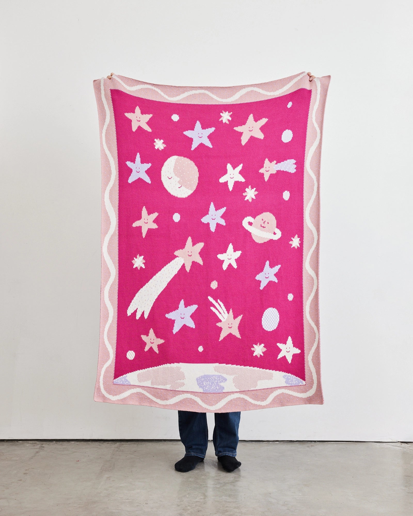 Night Sky Knit Midi Blanket - Personalization Available - image 6