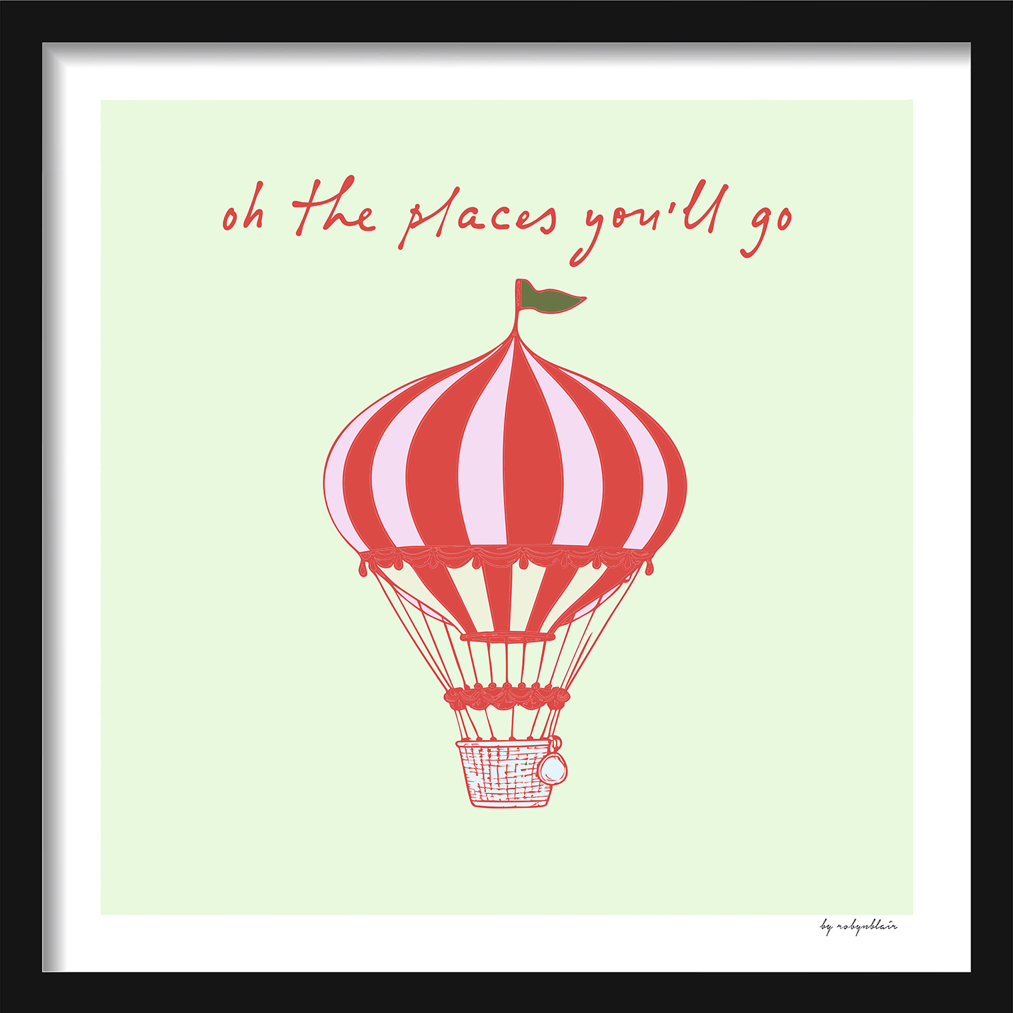 Oh The Places - Mint Fine Art Print - image 3