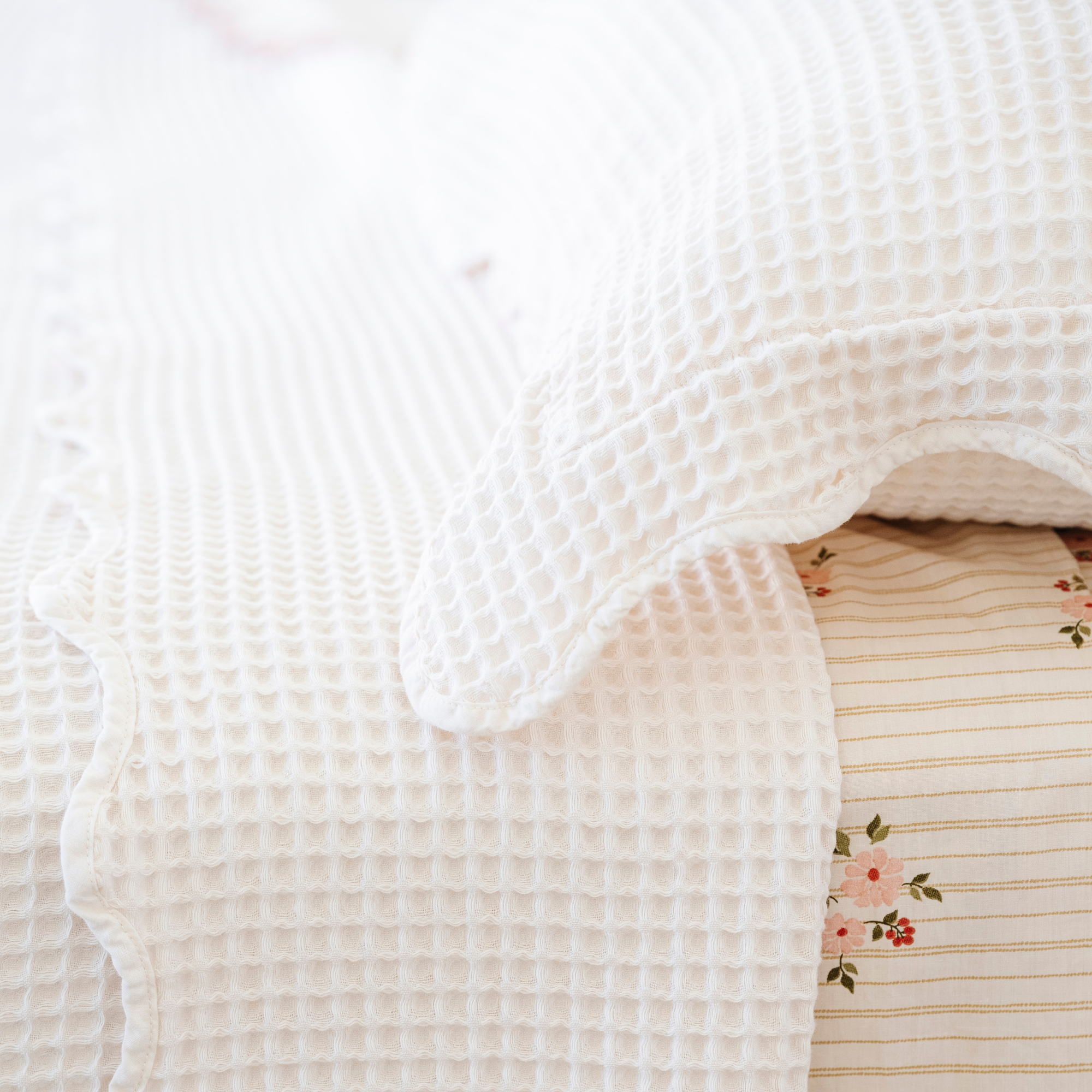 Waffle Knit Coverlet Set - image 4
