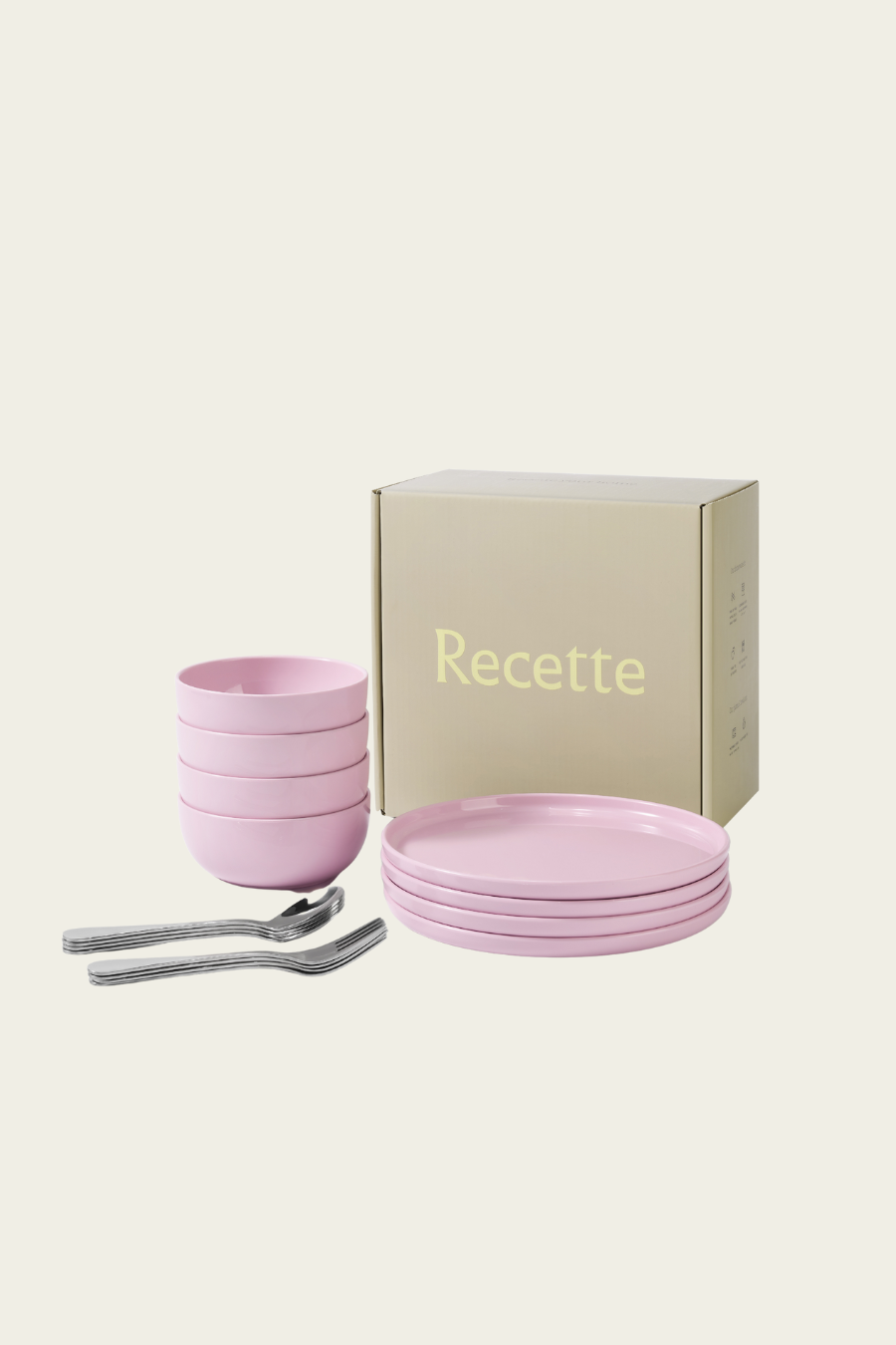 Dinnerware Set - Pink - image 1