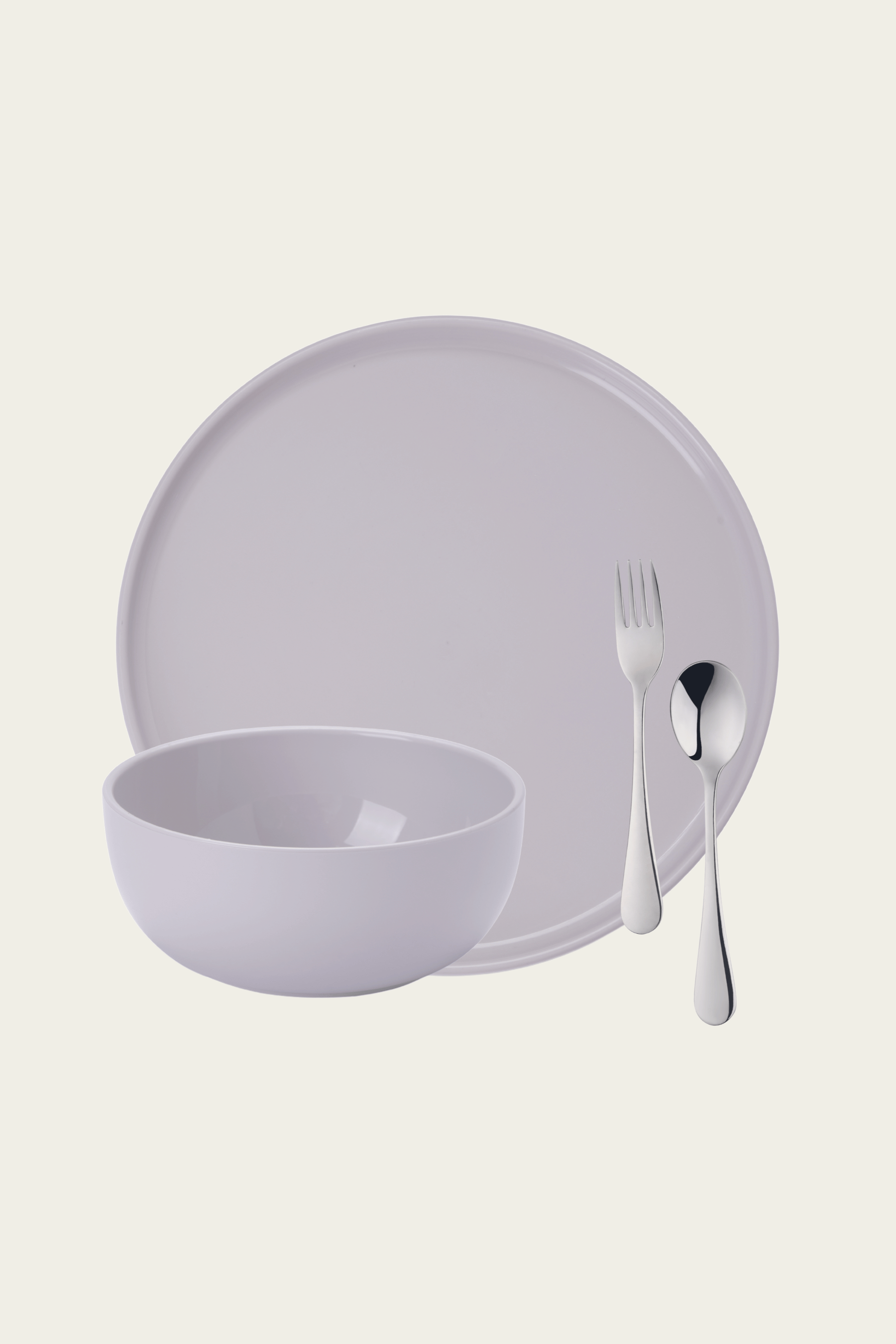 Complete Dinnerware Set Gray