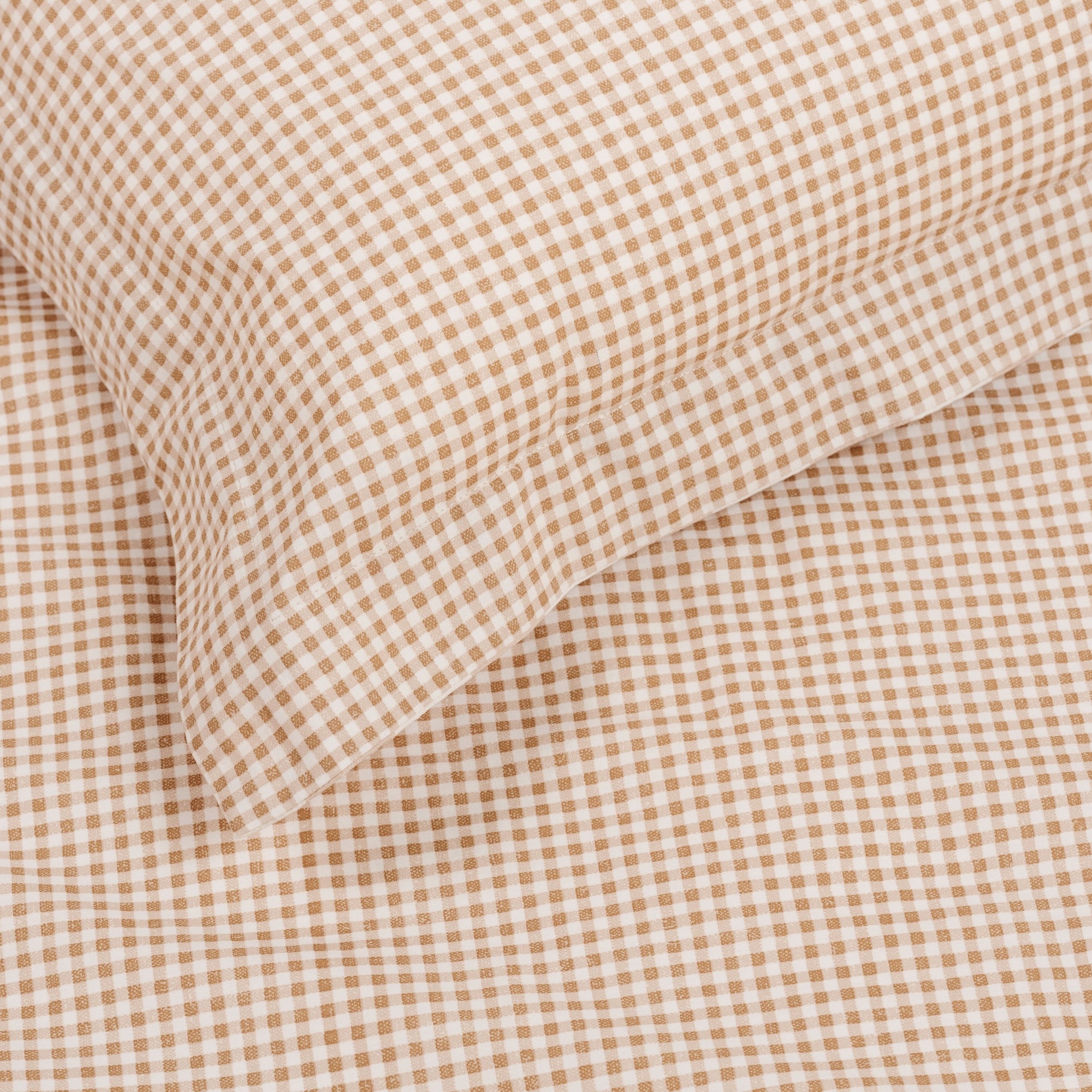 Gingham 100% Cotton Duvet Set - image 7