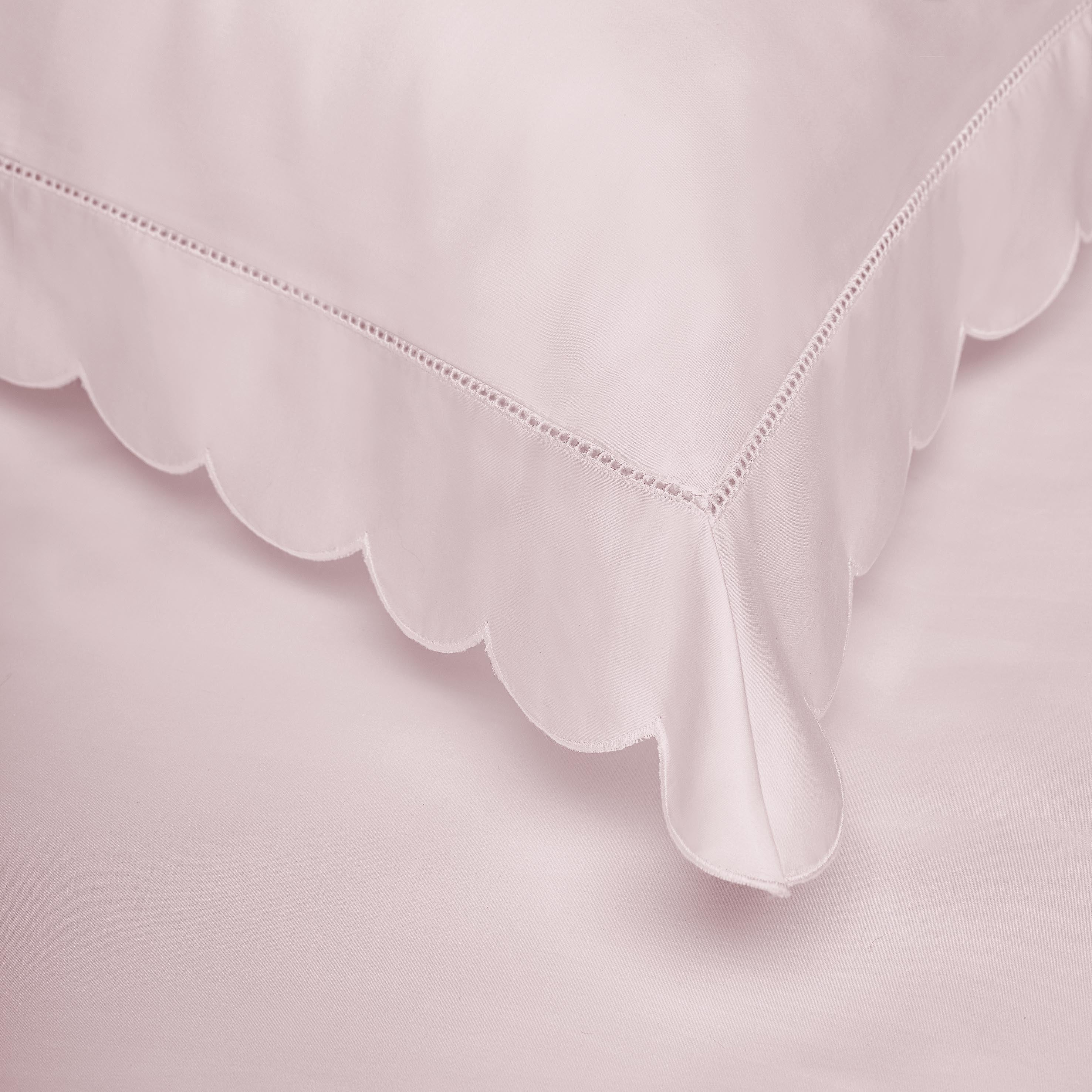 Scalloped Starlight Standard Pillowcase Set - Rose - image 3