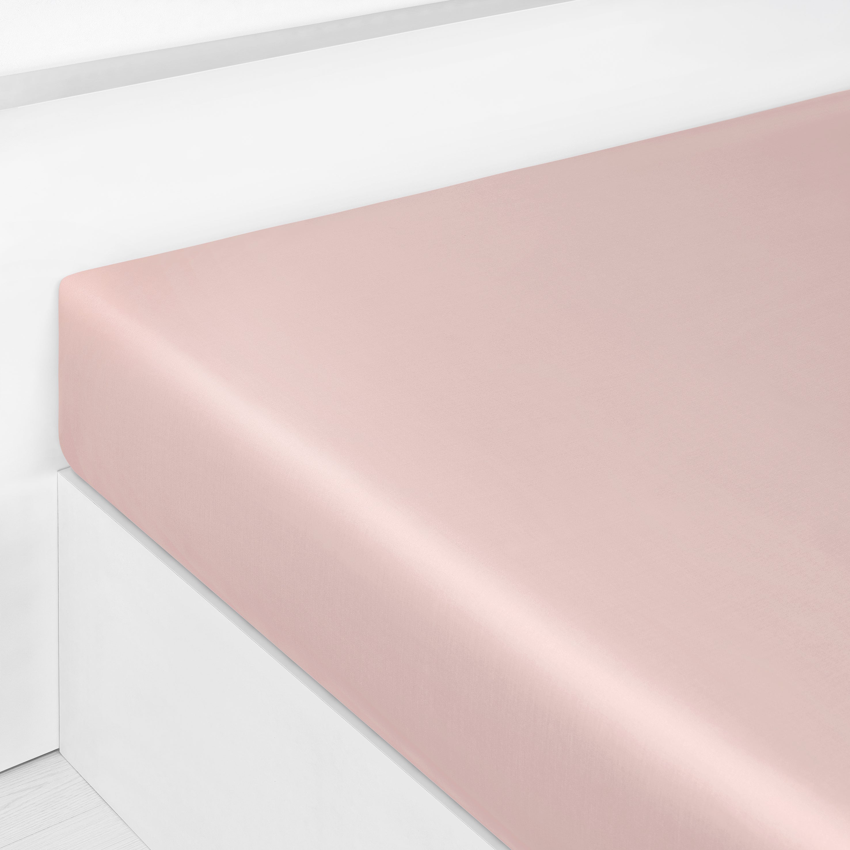 Solid Fitted Sheet - Pink