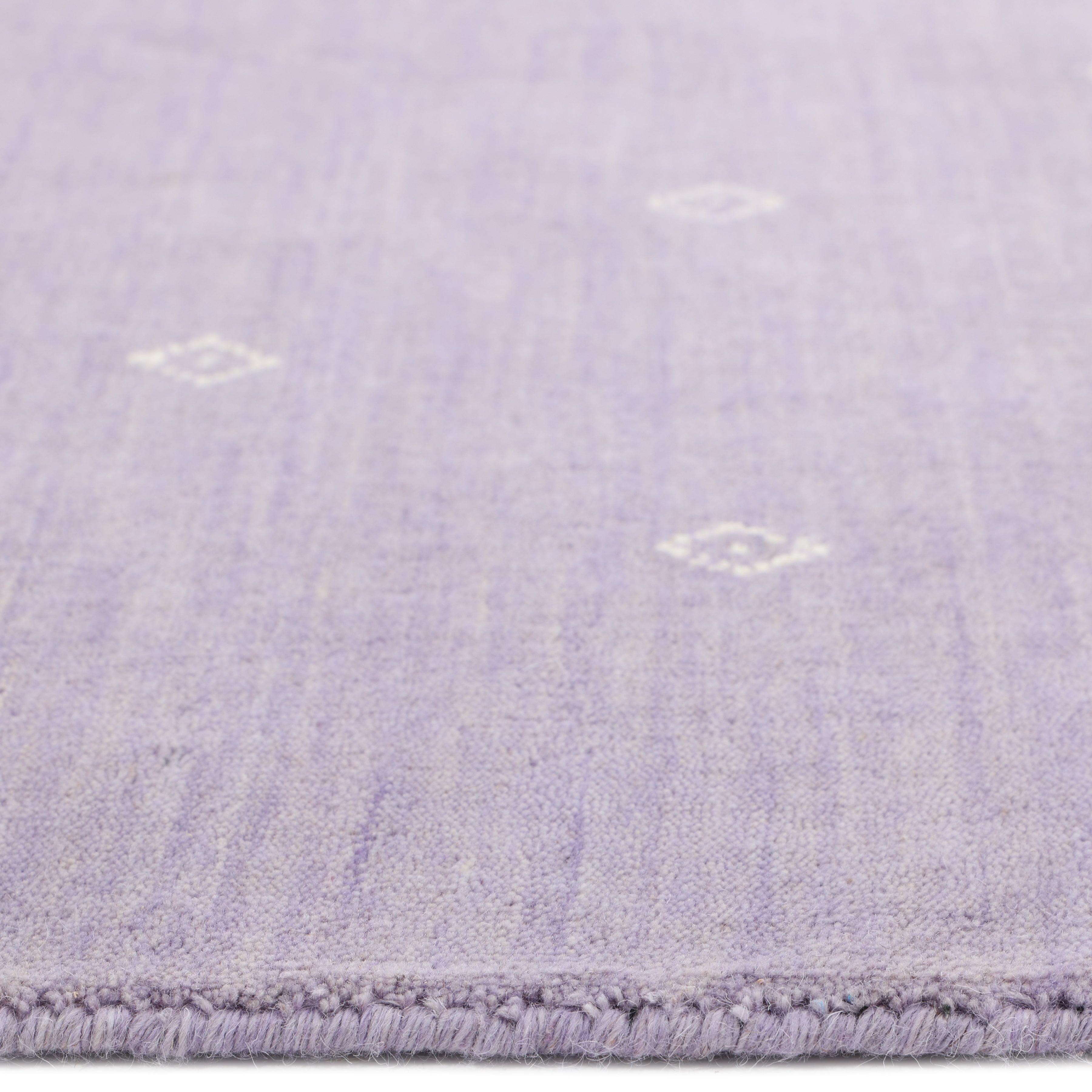 Boho Handmade Area Rug - Purple - image 3