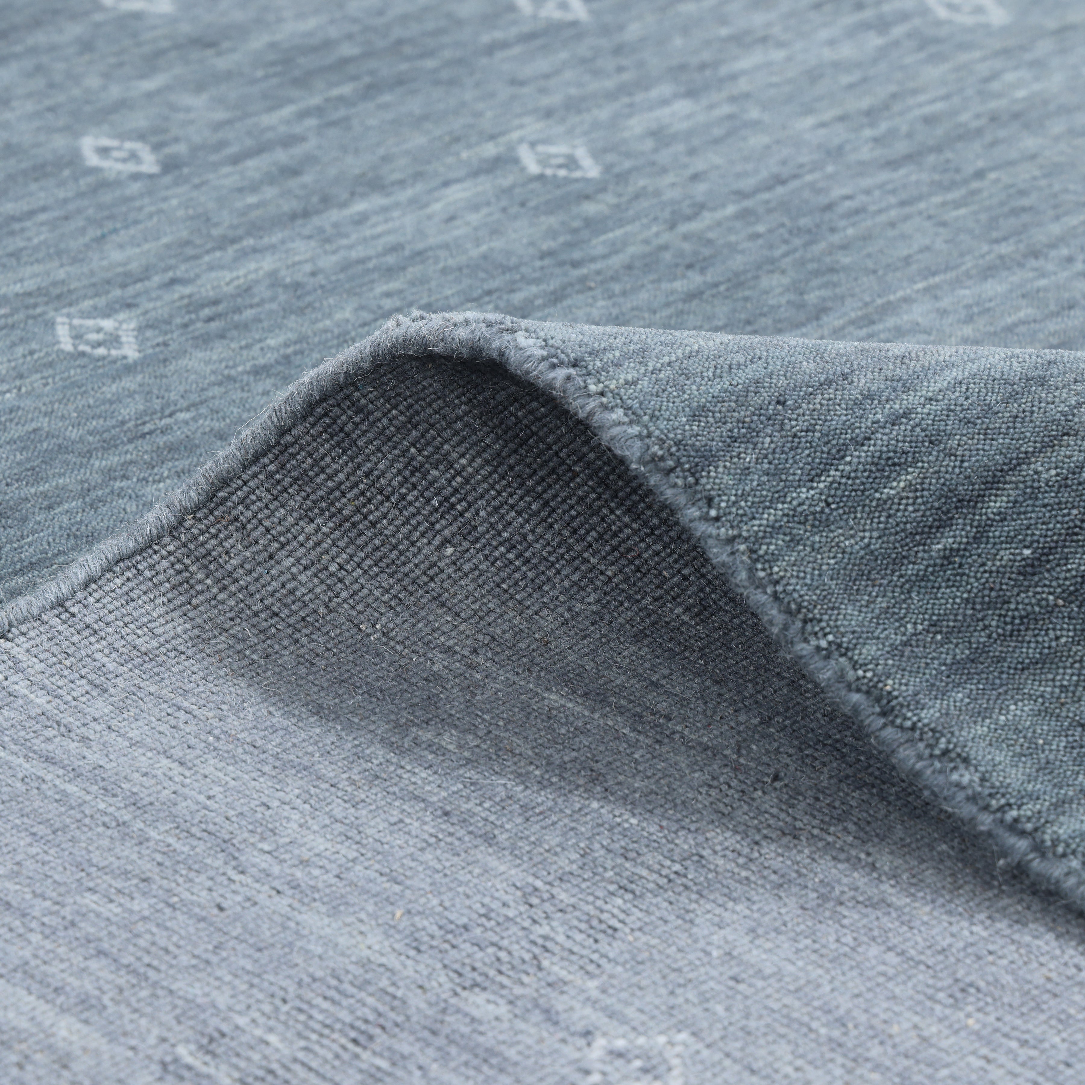 Boho Handmade Area Rug - Gray - image 4