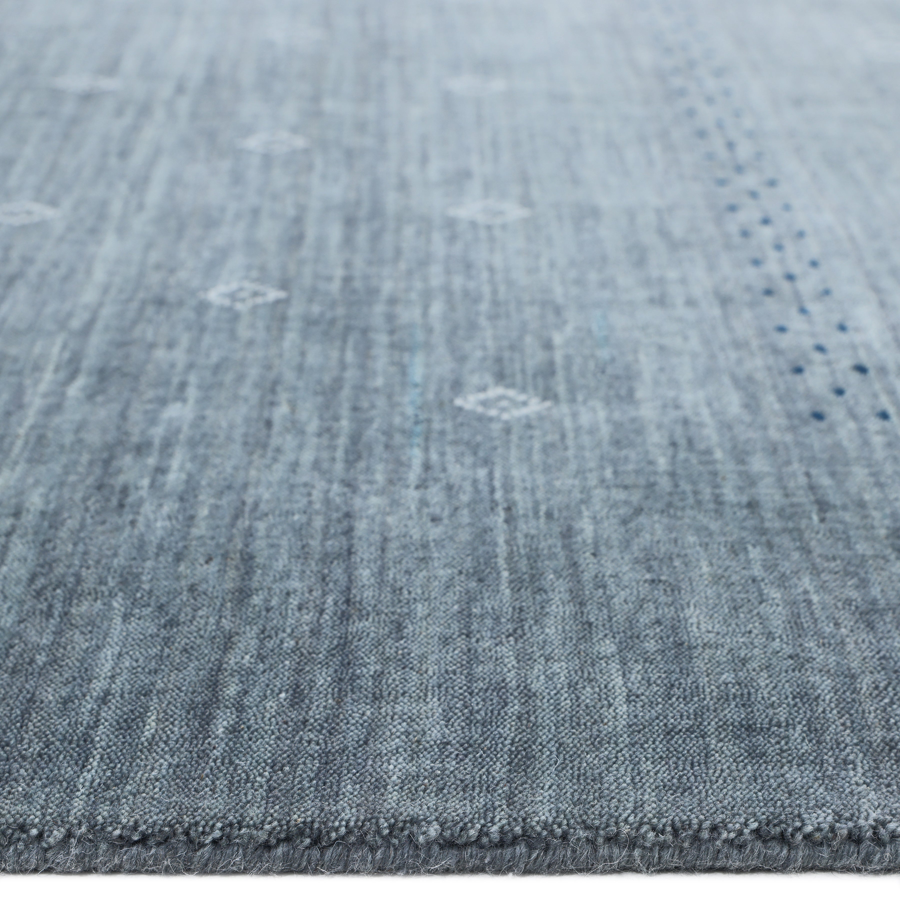 Boho Handmade Area Rug - Gray - image 3