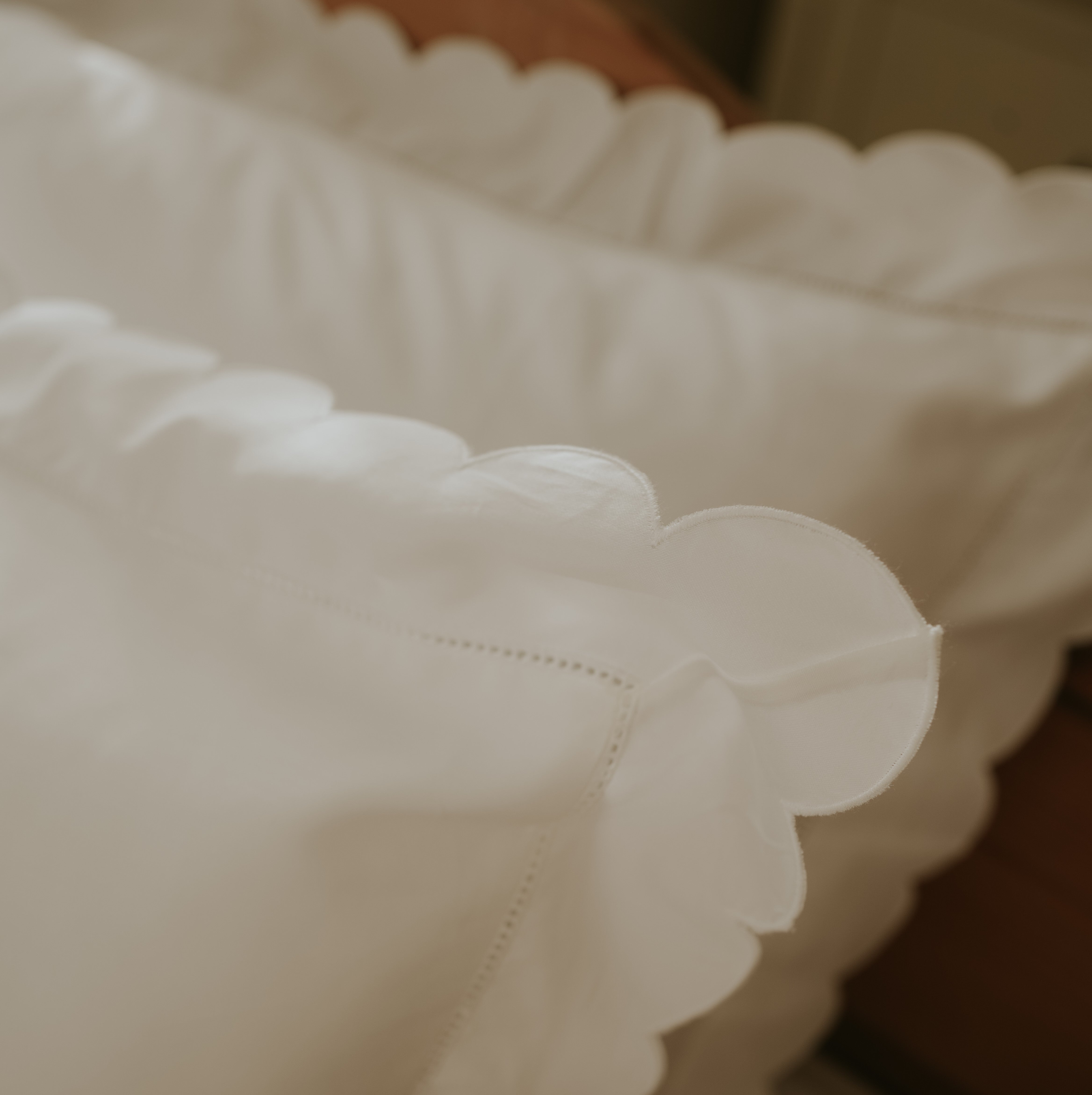 Scalloped Starlight Standard Pillowcase Set - White - image 5