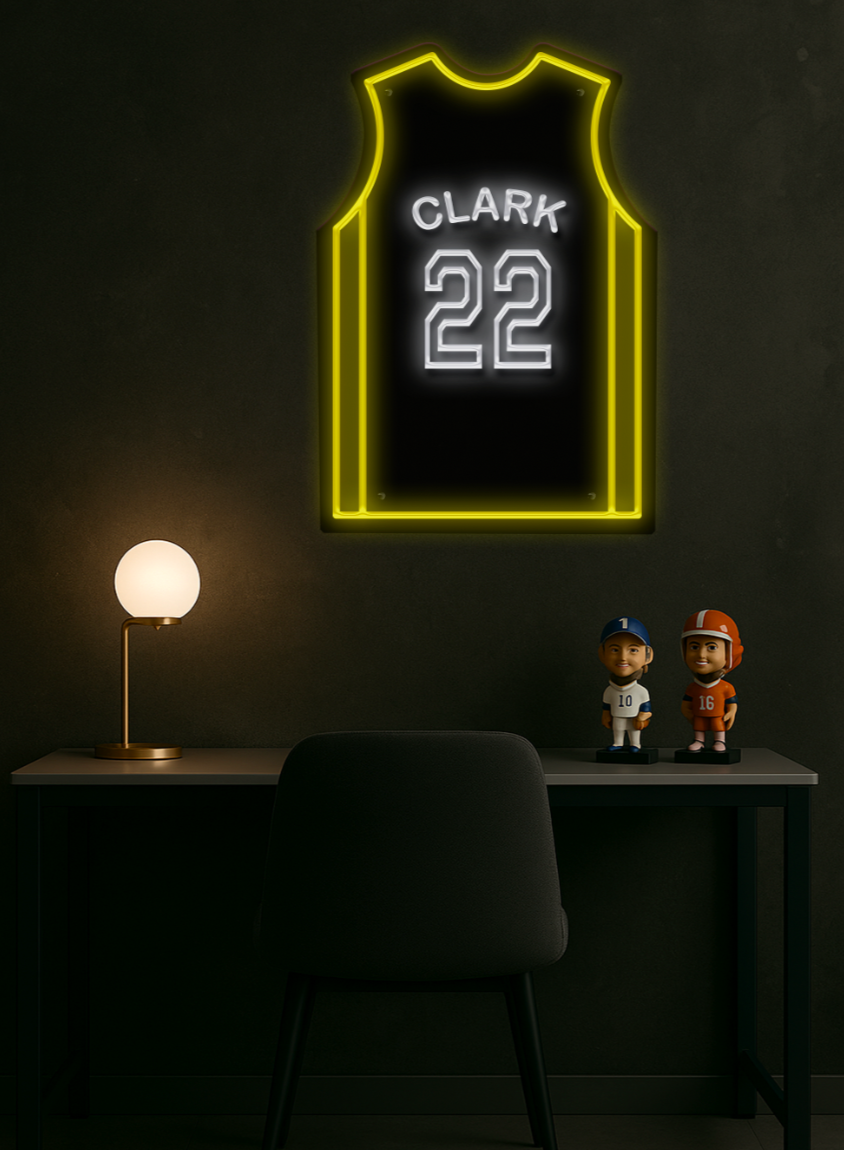 LED Jersey Sign - WNBA Clark #22