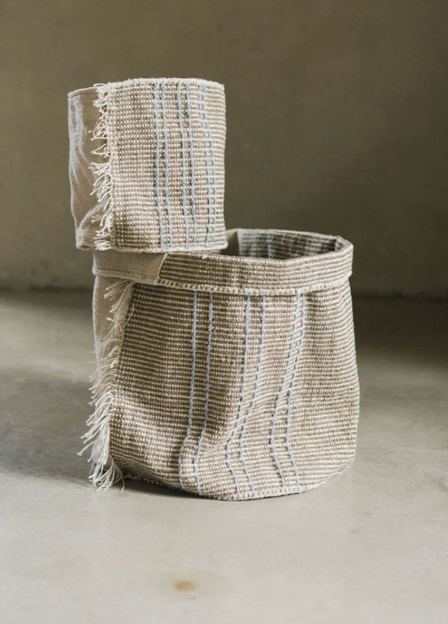 Handloom Jacaranda Basket