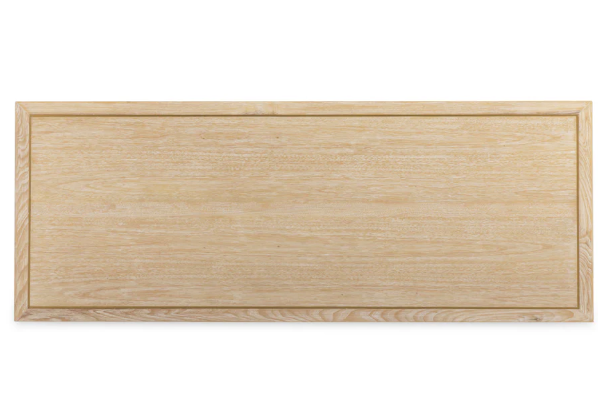 Natural Wood Desk - 2 Drawer - image 5