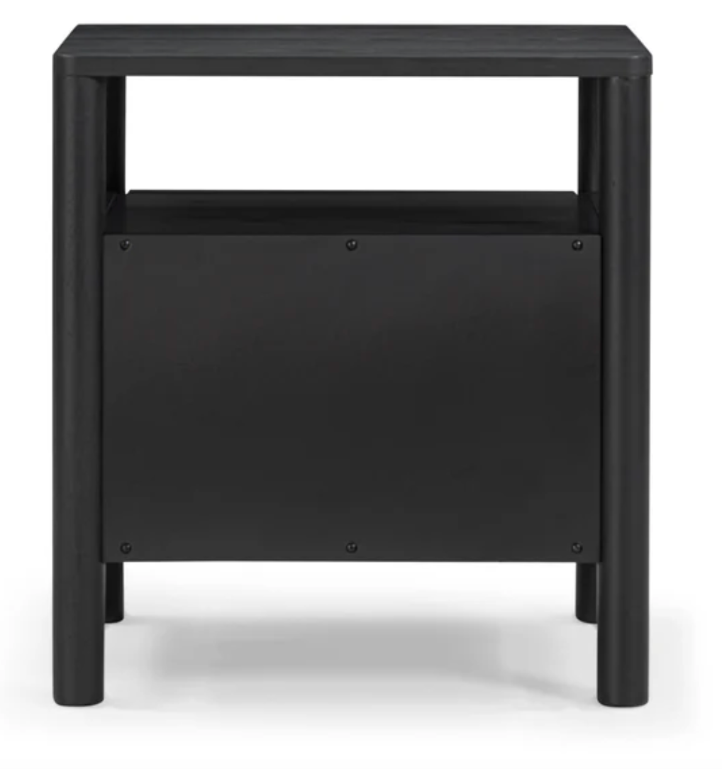 Tyra Black Ash Nightstand - image 7