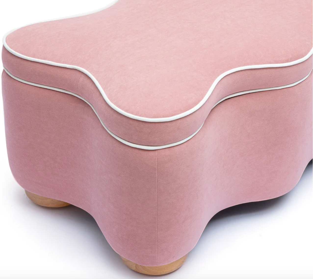 Thalia Performance Velvet Storage Bench - image 4