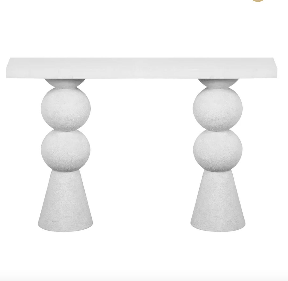 Lupita White Console Table - image 1
